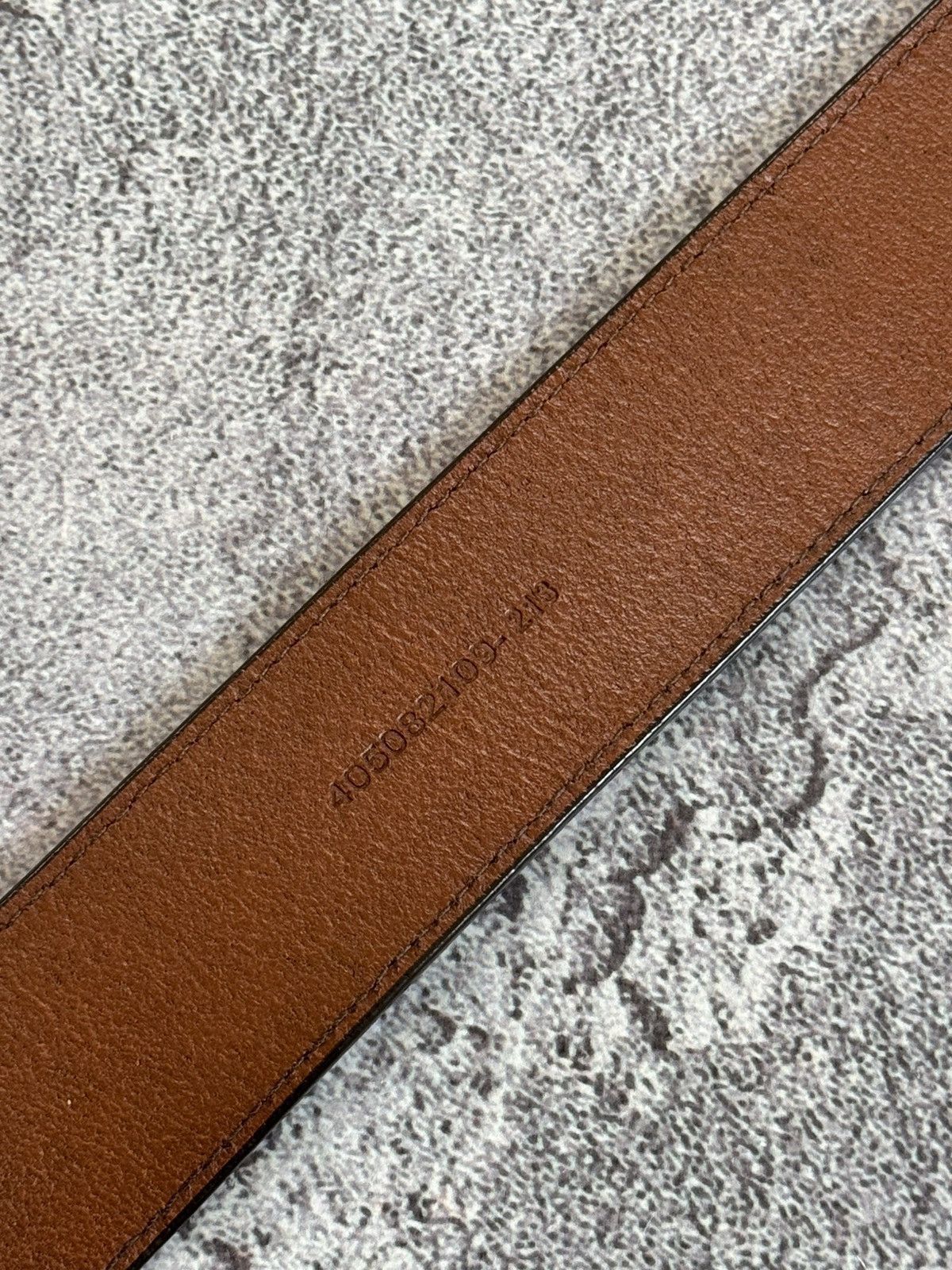Polo Ralph Lauren × Vintage Polo Ralph Lauren brown leather belt biker cowboy casual Size ONE SIZE - 11 Thumbnail