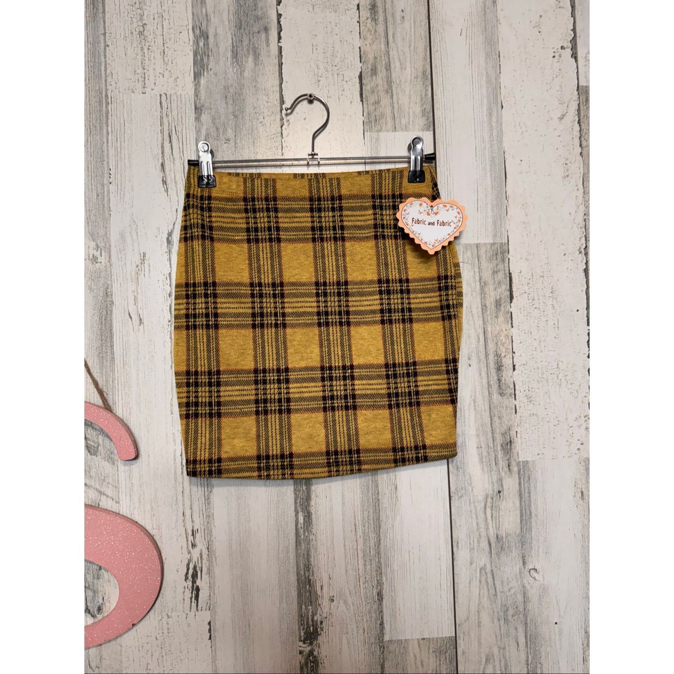 Other Popular 21 Plaid Mini Skirt Size S Mustard Yellow Stretch Bo Size 26" / US 2 / IT 38 - 2 Thumbnail