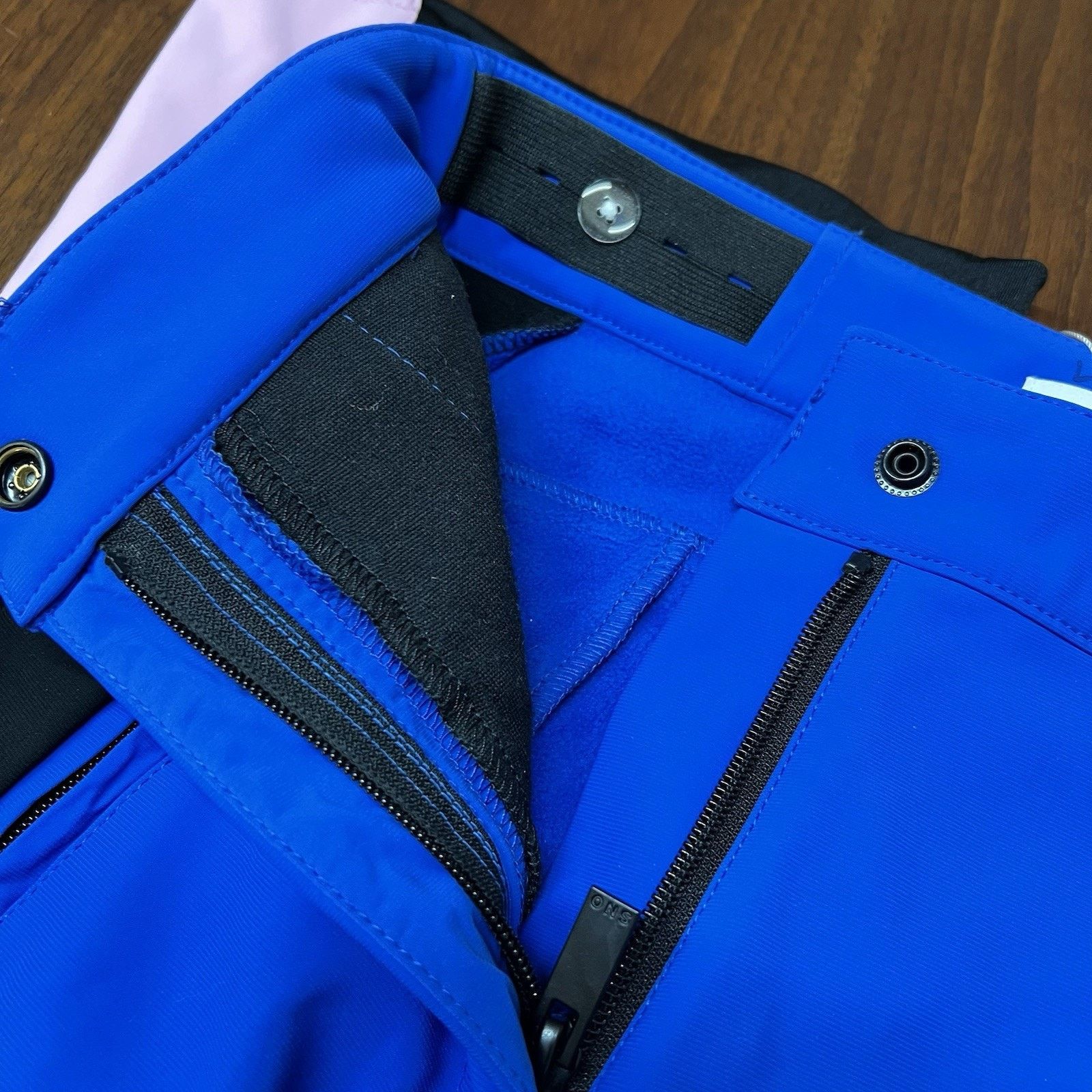 Topshop NWOT Topshop SNO Pants Ski 27” (4) Pink Blue Black Size 27" / US 4 / IT 40 - 5 Thumbnail