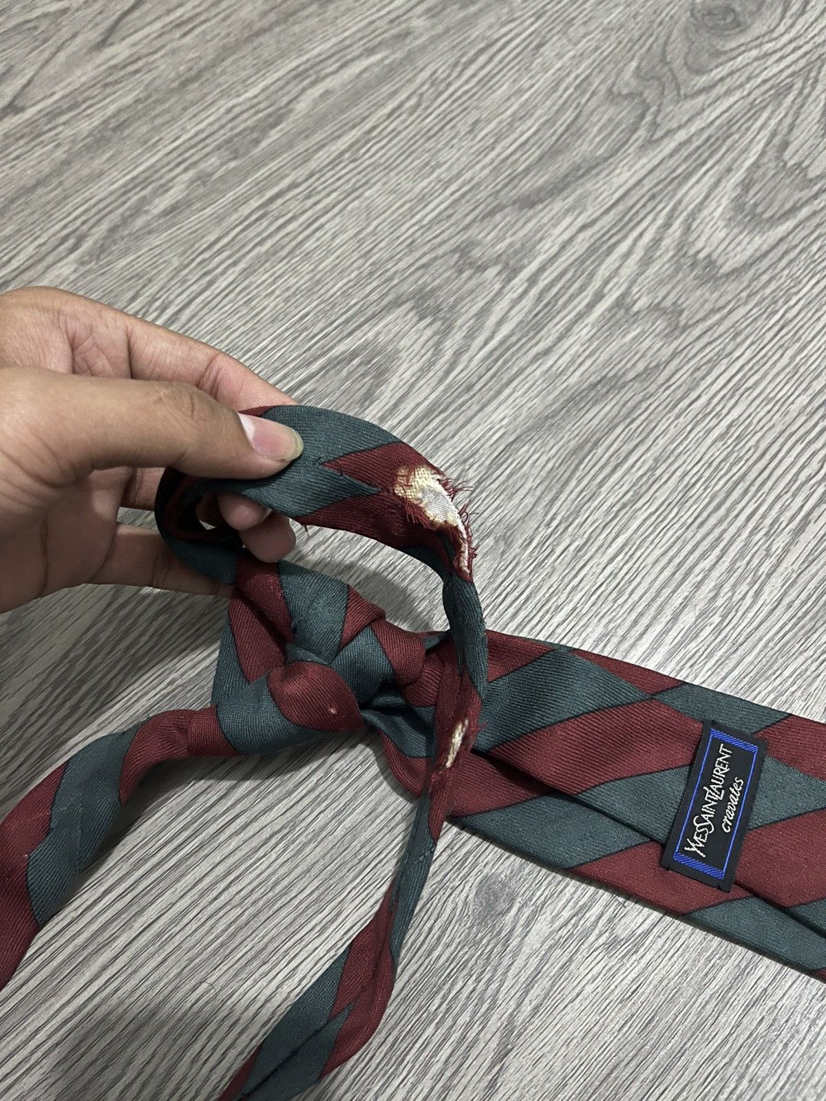 Yves Saint Laurent Yves Saint Laurent Tie Size ONE SIZE - 5 Thumbnail