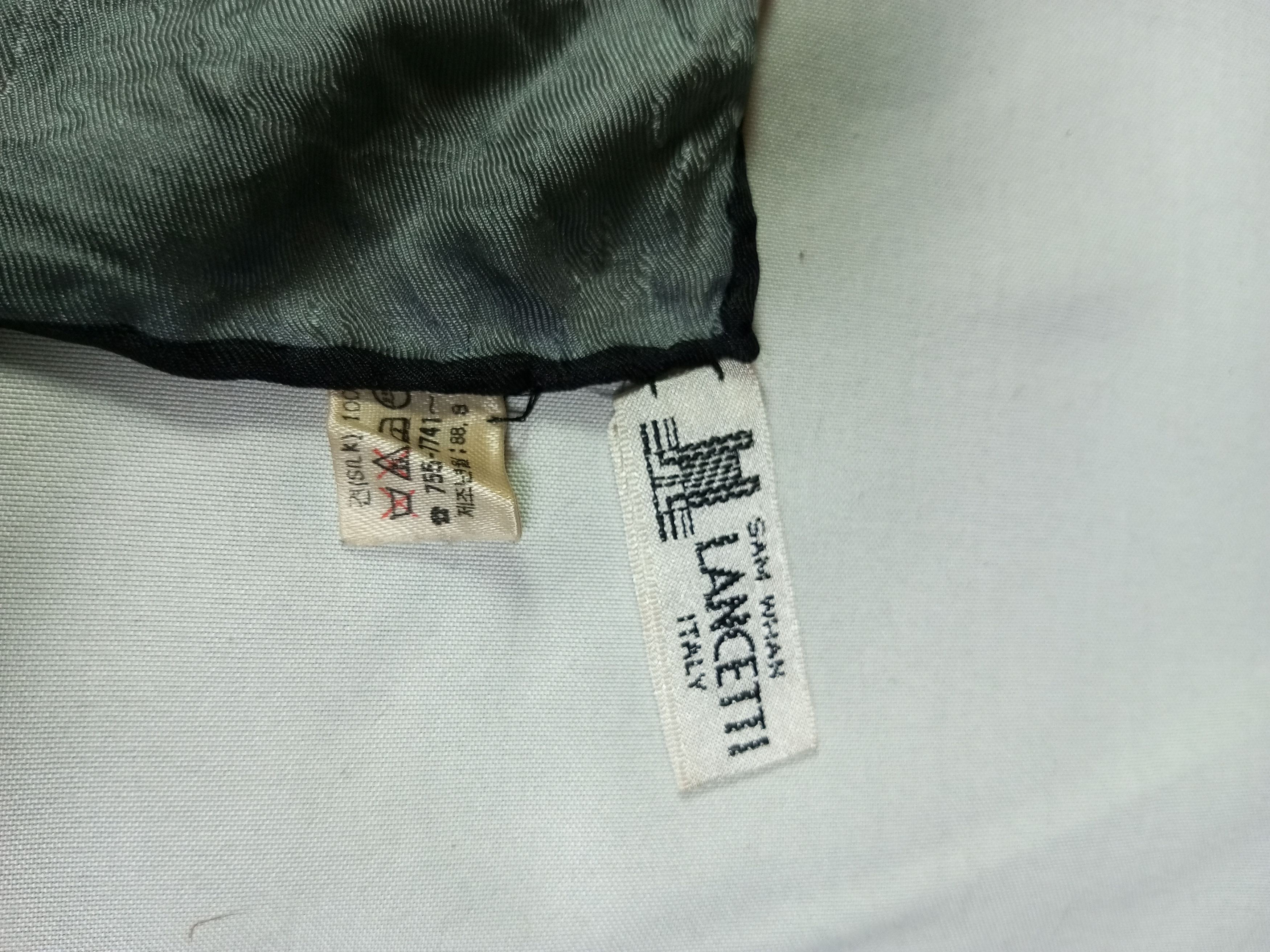 Lui di Lancetti × Vintage Vintage Designer Silk Scarf Lui de Lancetti Size ONE SIZE - 9 Thumbnail