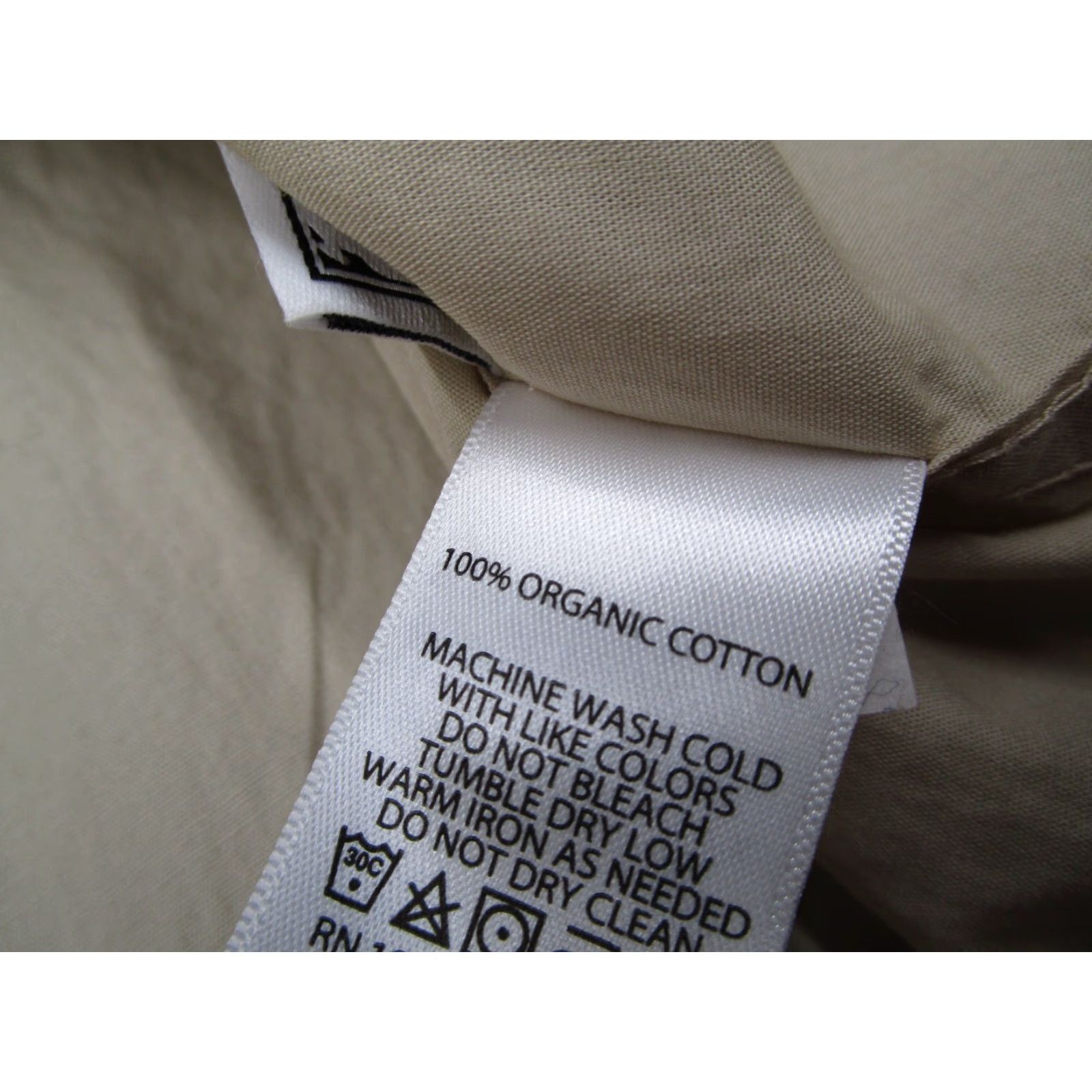 Obey OBEY Shirt Men L Beige Short Sleeve Button-Up Oyster Woven Organic Cotton 100% – Vintage? No – Classic Casual Button-Front Shirt Size US L / EU 52-54 / 3 - 3 Thumbnail