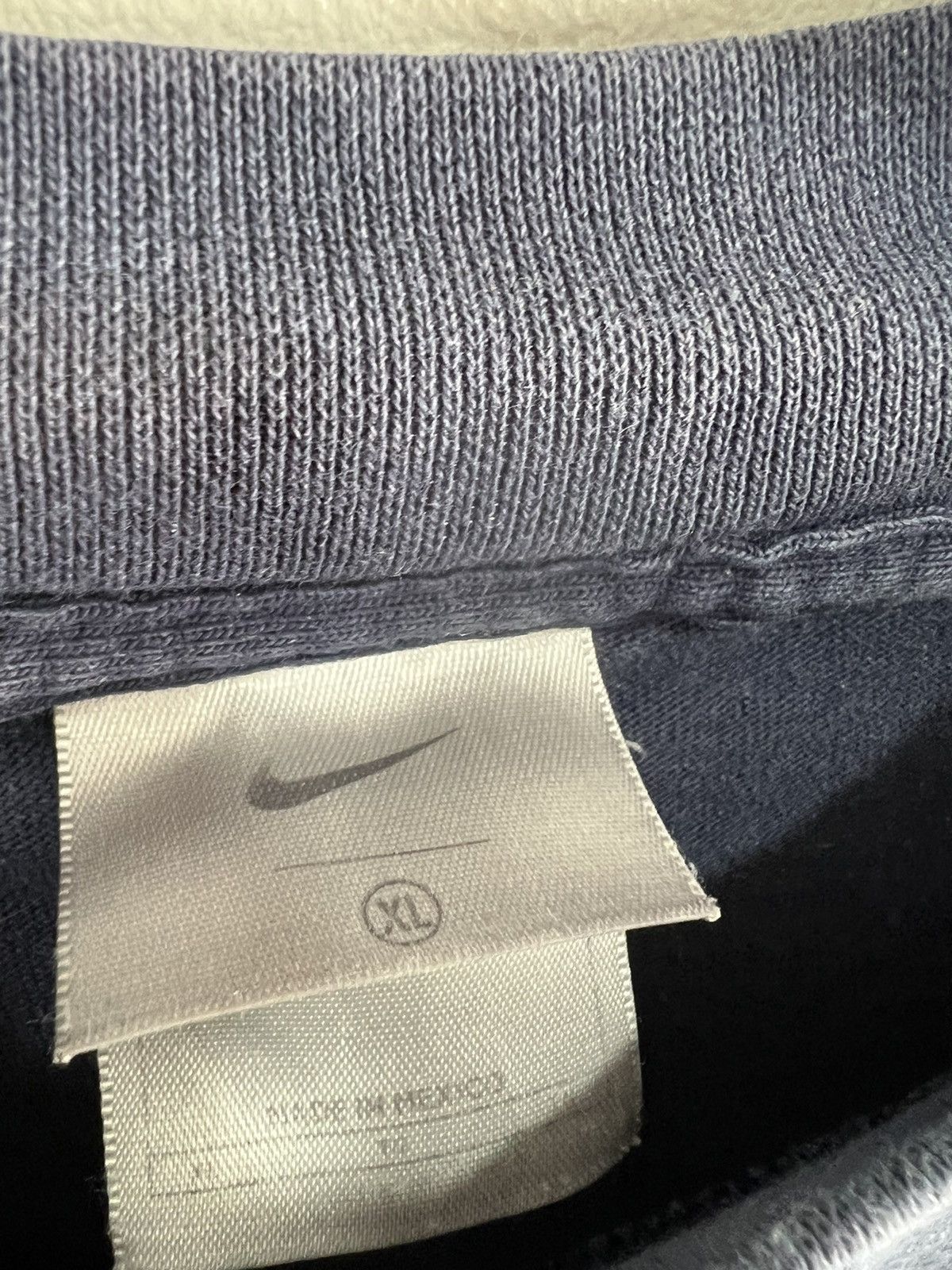 Nike Vintage Nike Mock Neck Longsleeve shirt swoosh check Size US XL / EU 56 / 4 - 3 Thumbnail