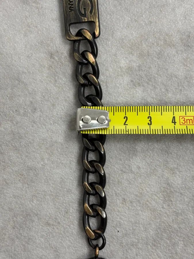 Dolce & Gabbana AW2003 Dolce & Gabbana Plaque Logo Wallet Chain Size ONE SIZE - 7 Thumbnail