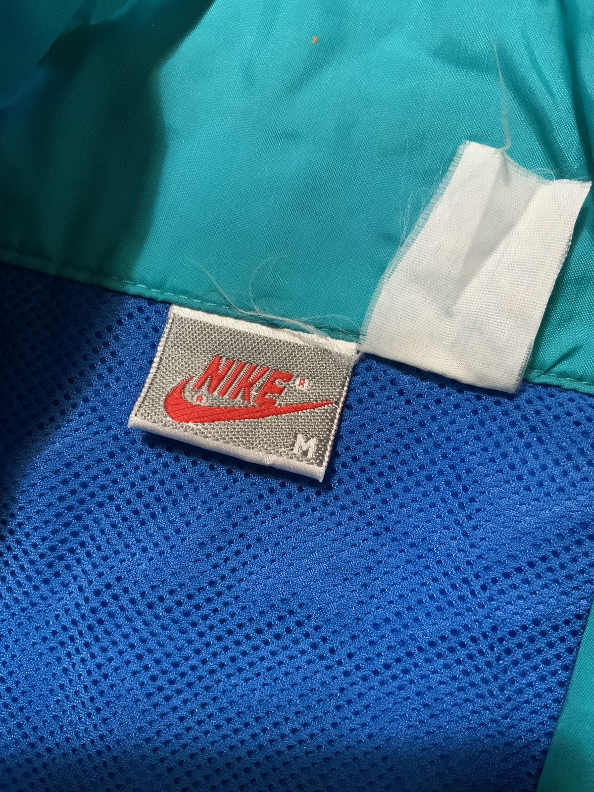 Nike × Vintage VTG 90s Nike Gray Tag Windbreaker 1/4 Zip Pullover Jacket Size US M / EU 48-50 / 2 - 5 Thumbnail