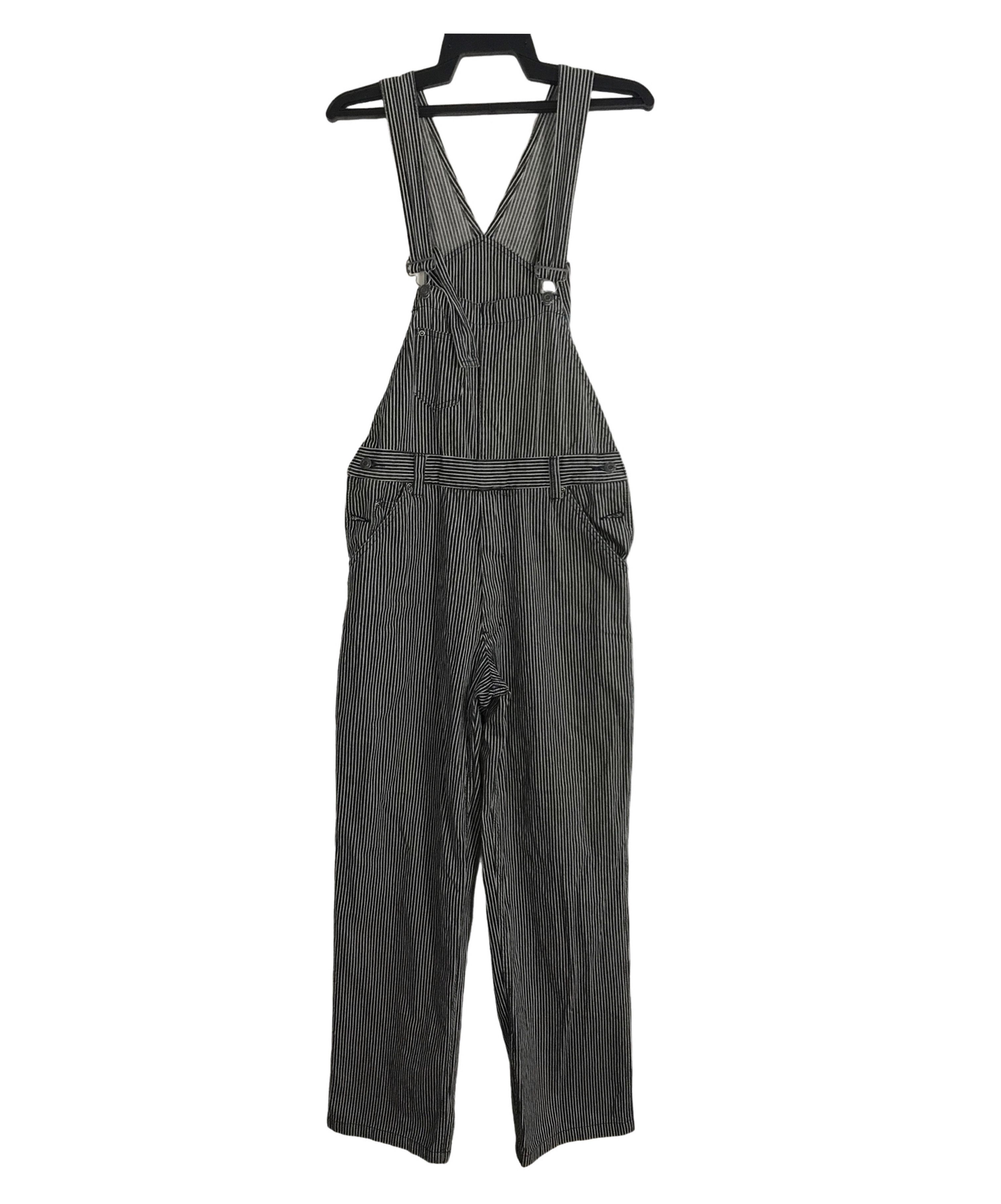 Vintage 90s Dog House Hickory Black Indigo Denim Jeans Overall Size US 32 / EU 48 - 1 Thumbnail