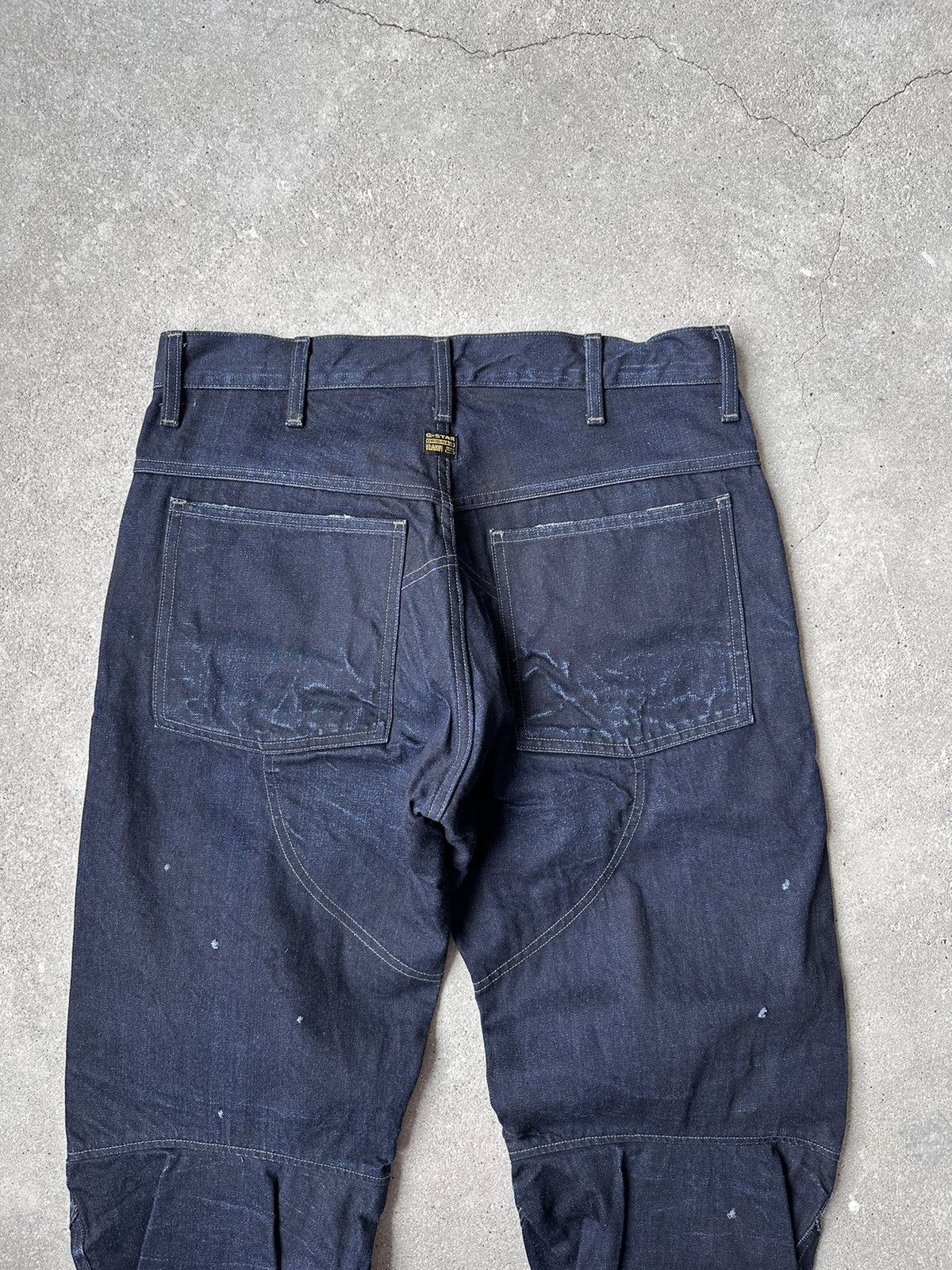 G-Star Vintage G-Star Raw Double Knee Stacked Jeans Size US 34 / EU 50 - 8 Thumbnail