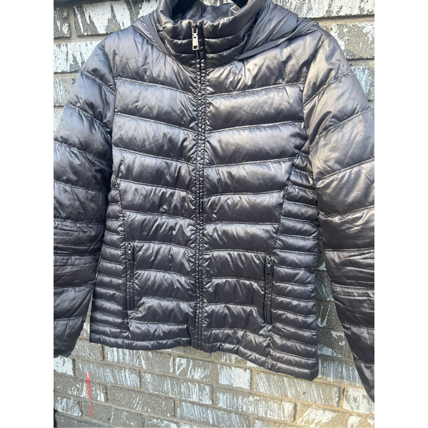 Bass GH Bass Outdoors Shinny Silver Woman’s Winter Jacket Size Me Size M / US 6-8 / IT 42-44 - 3 Thumbnail