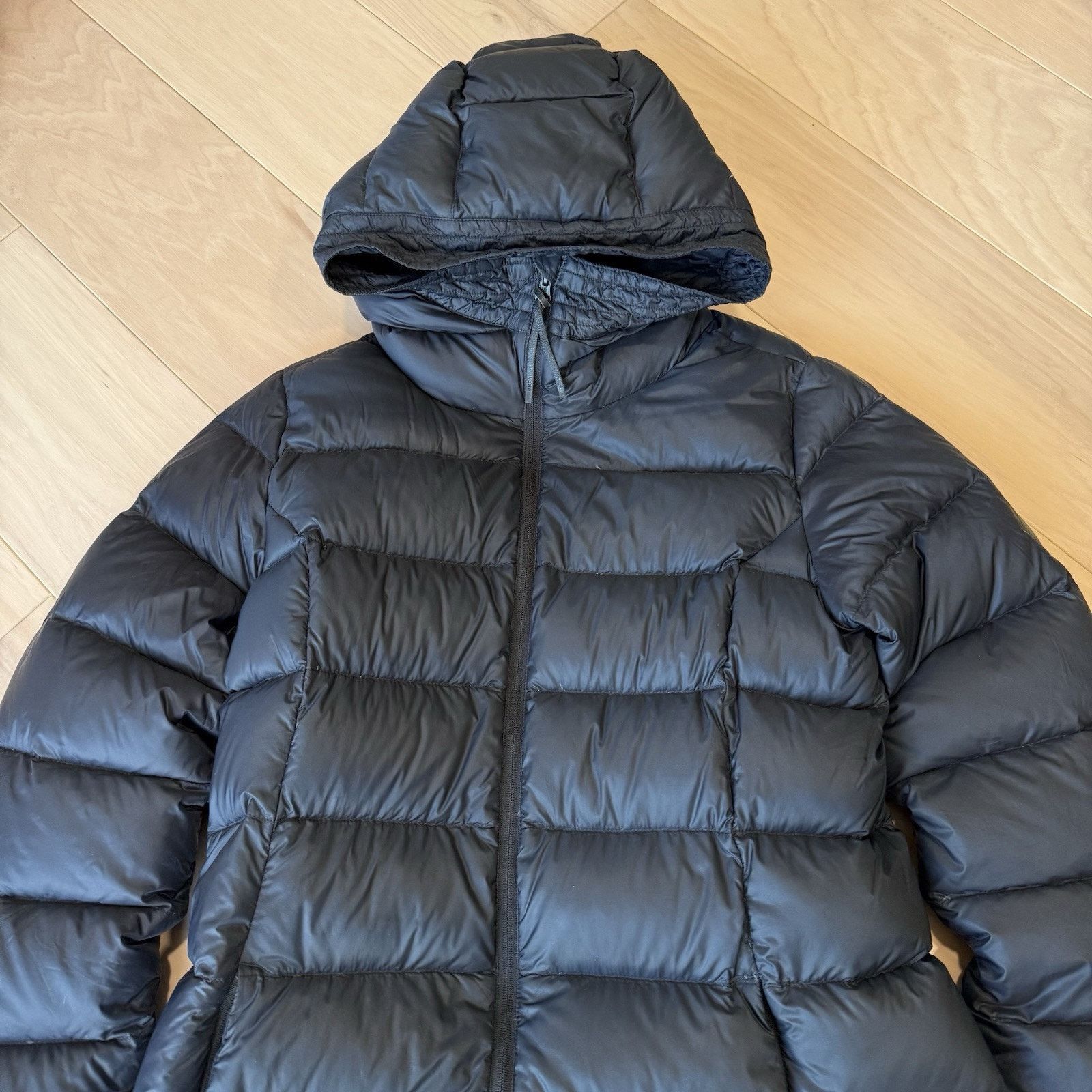 Burton Burton Down Jacket Women's Large Black Full Zip Long Puffer Size L / US 10 / IT 46 - 3 Thumbnail