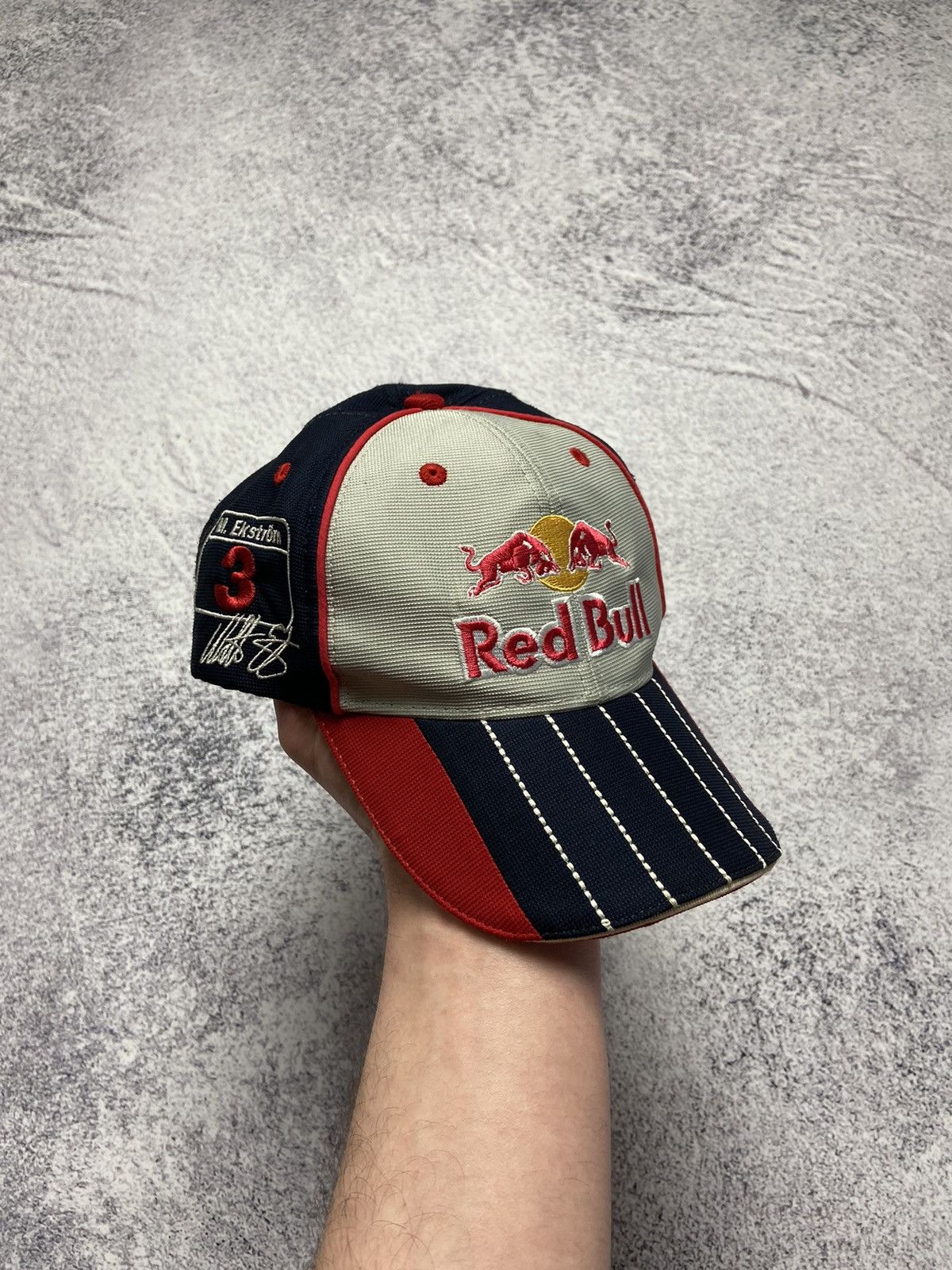 Audi × NASCAR × Red Bull Rare Red Bull Audi Sport Cap Vntg Racing Moto Hat Ekstrom 3 Size ONE SIZE - 1 Thumbnail