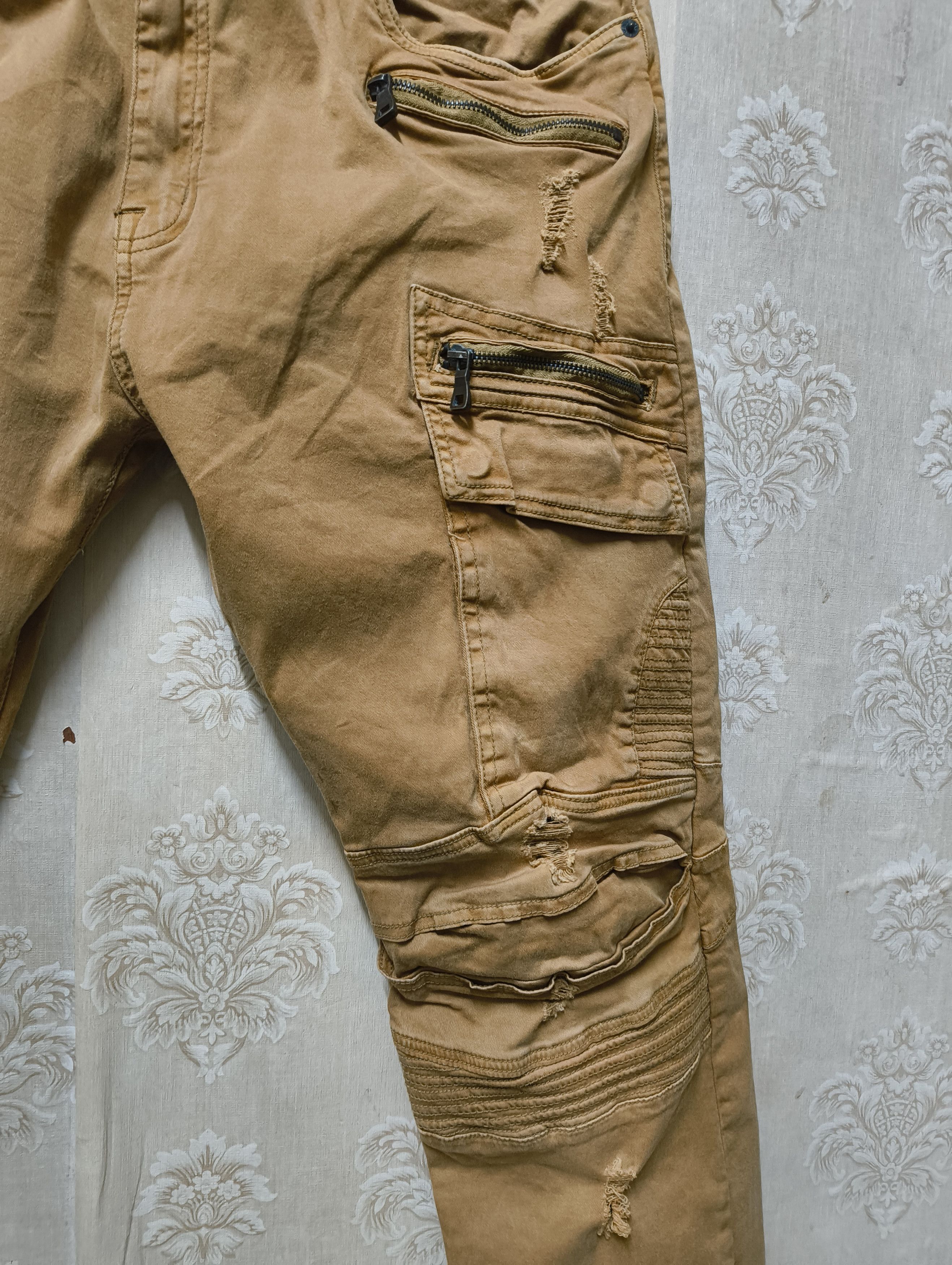 Decibel DECIBEL BIKER CARGO JEANS DISTRESSED DENIM Size US 42 / EU 58 - 14 Thumbnail