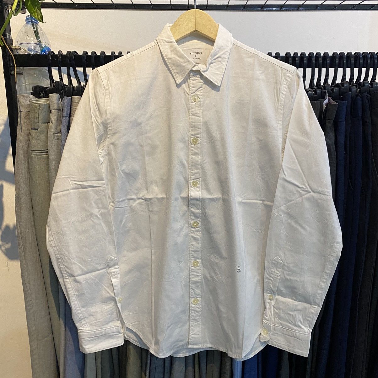 Japanese Brand × STUDIOUS Studious japan designer true white shirt Size US M / EU 48-50 / 2 - 2 Thumbnail