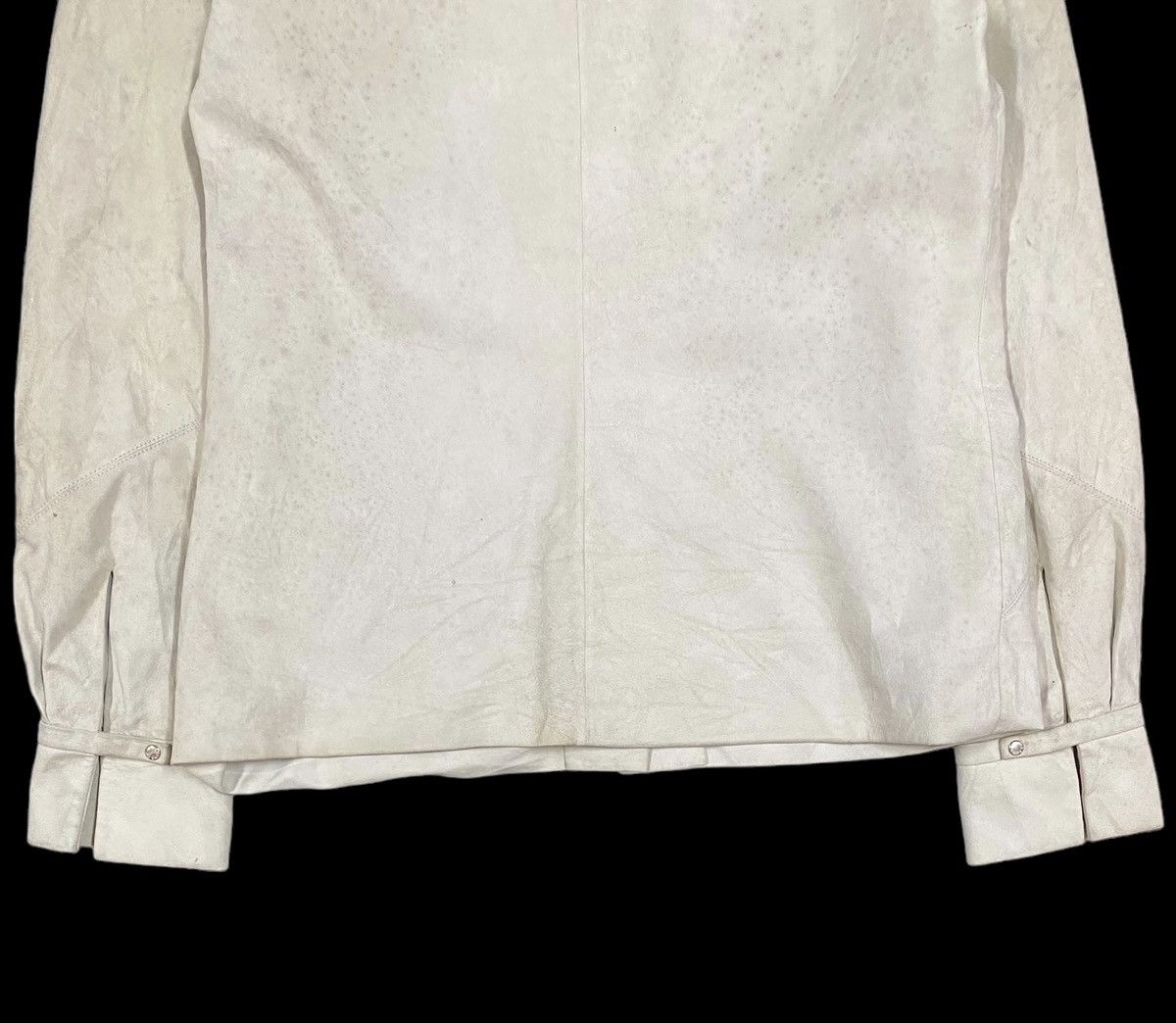 Loewe Authentic🔥Loewe Goat Skin/Silk Liner Button Ups Shirt Size US XXS / EU 40 - 17 Thumbnail