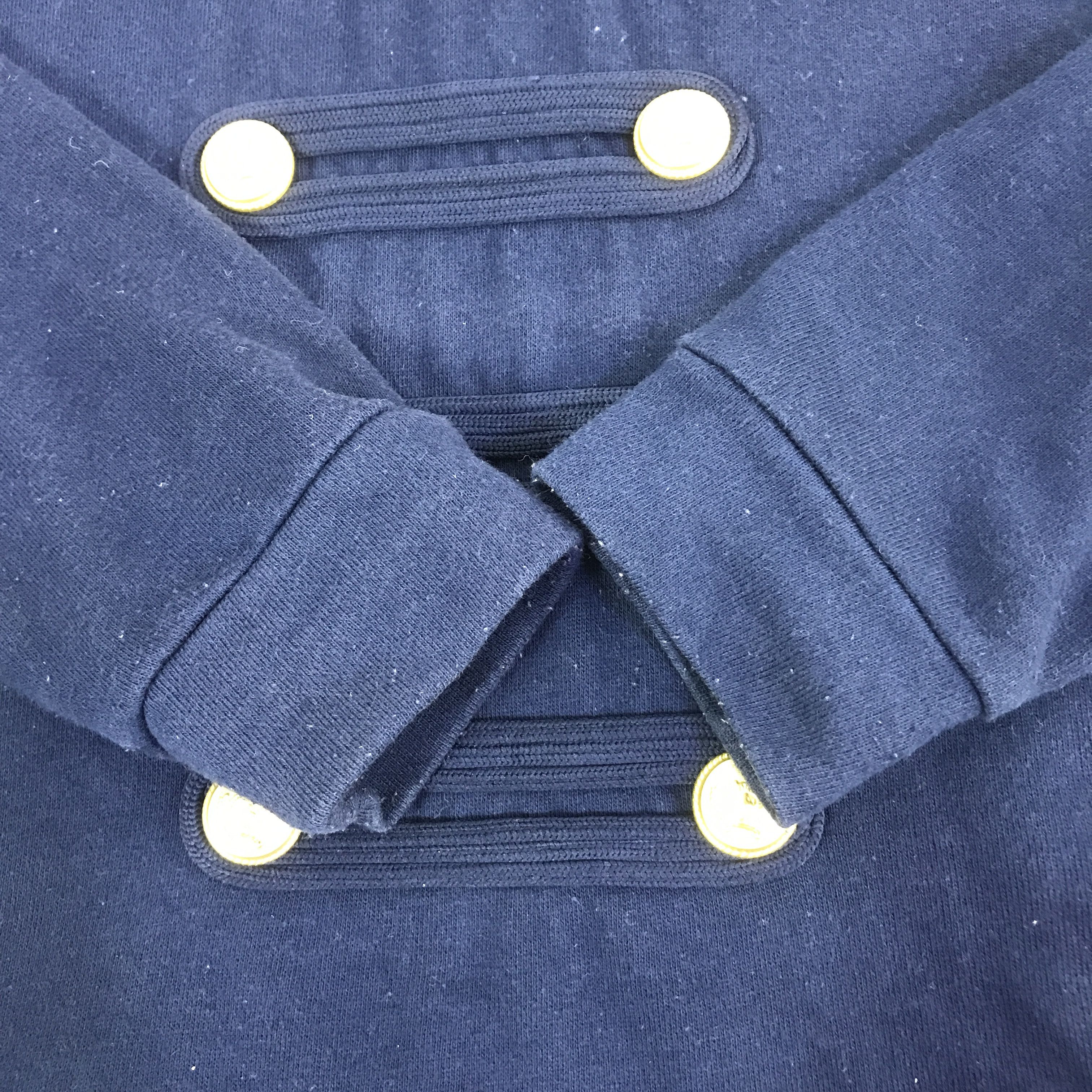 Japanese Brand HEALHER JAPAN NAVY HOODIE K112B15 Size US L / EU 52-54 / 3 - 9 Thumbnail
