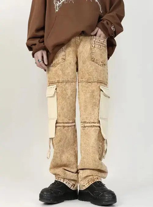 Japanese Brand Multipocket utility hip hop cargo jeans Size US 26 / EU 42 - 2 Thumbnail