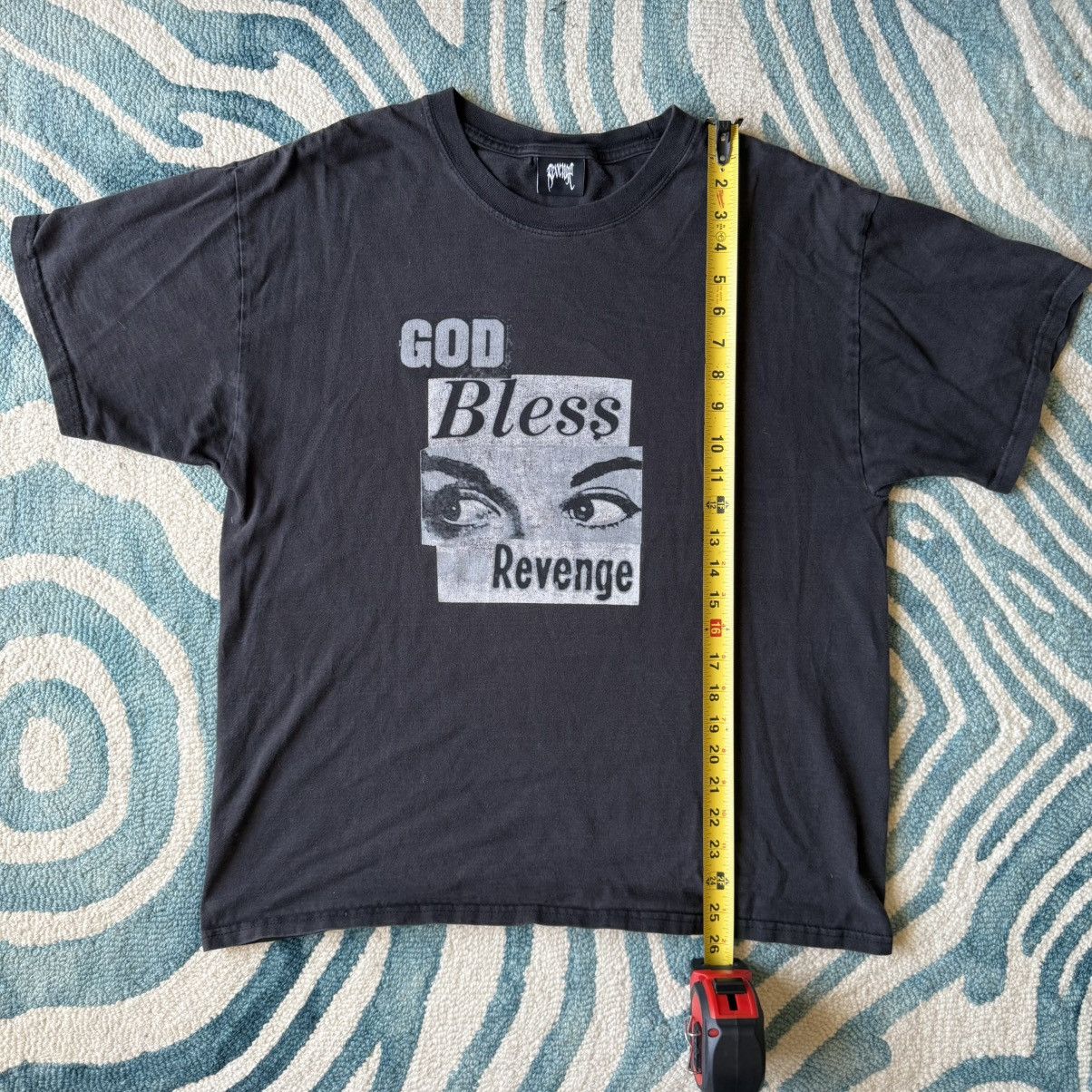 Revenge Revenge God Bless Revenge T-Shirt Black Size Large Size US L / EU 52-54 / 3 - 4 Thumbnail