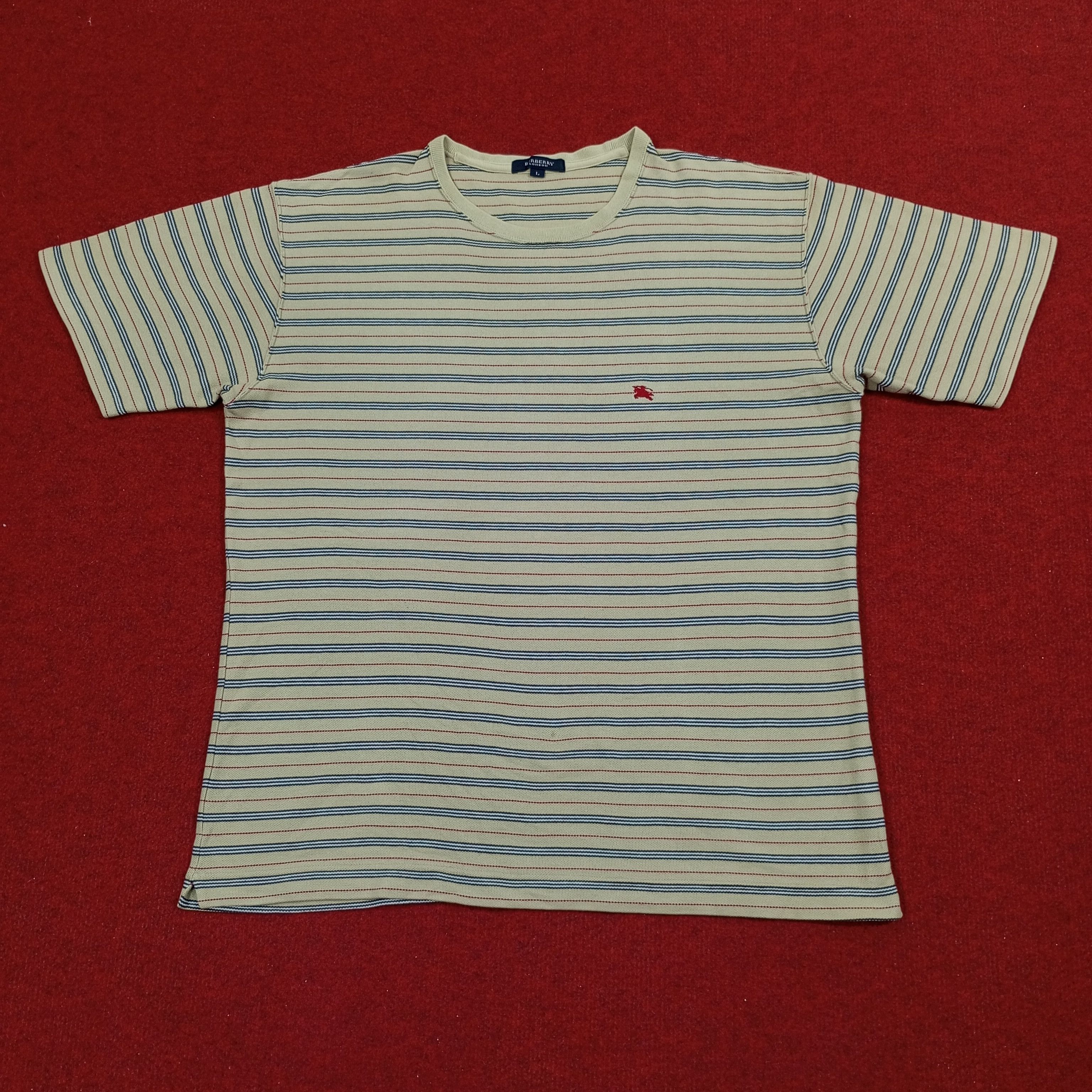 Burberry × Vintage Burberry London Luxury Brand Fashion Style Tshirt Size US L / EU 52-54 / 3 - 1 Thumbnail
