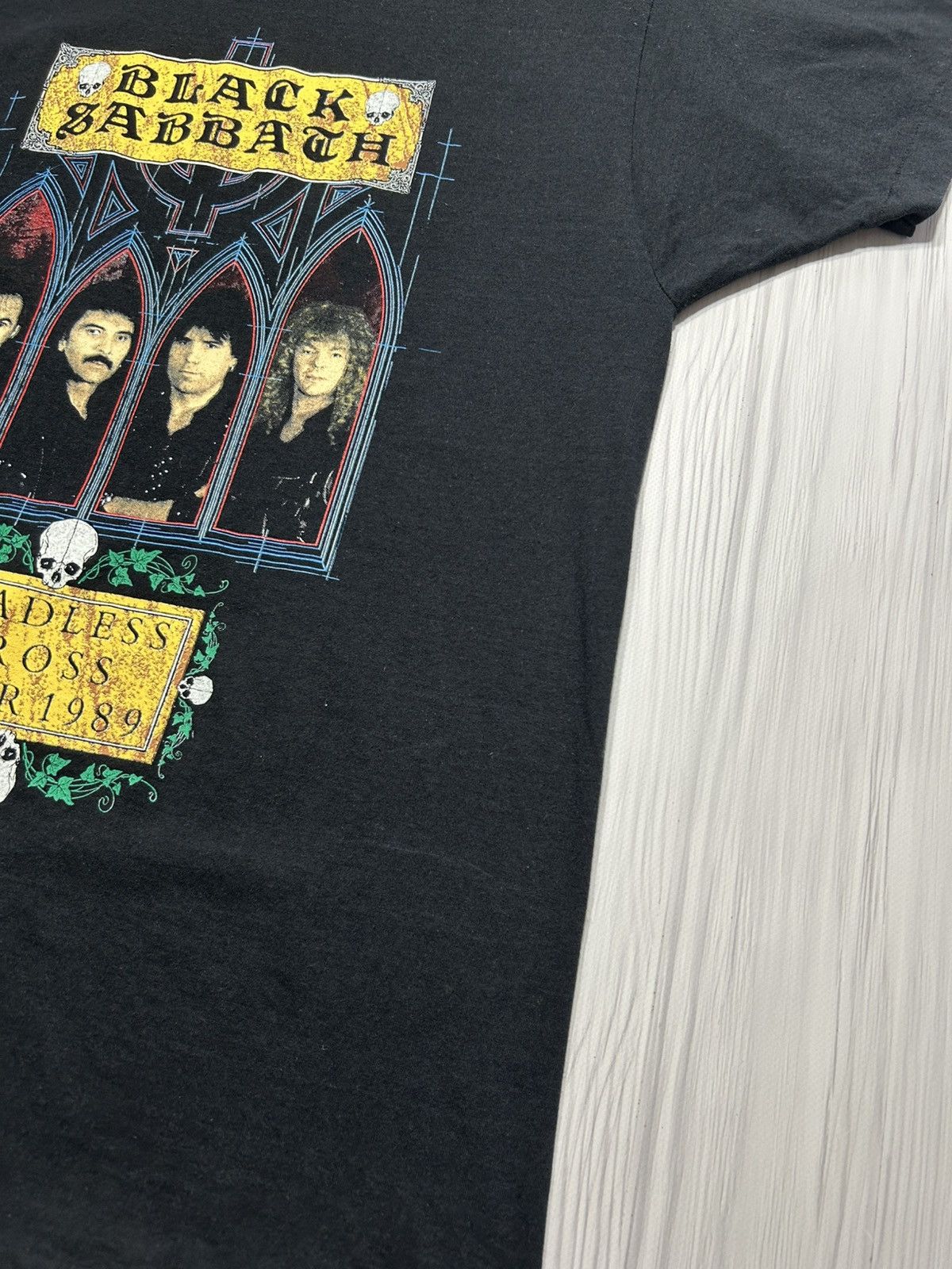 Band Tees Black Sabbath Ozzy Osbourne Headless Cross Tour 1989 T-Shirt Size US XL / EU 56 / 4 - 7 Thumbnail
