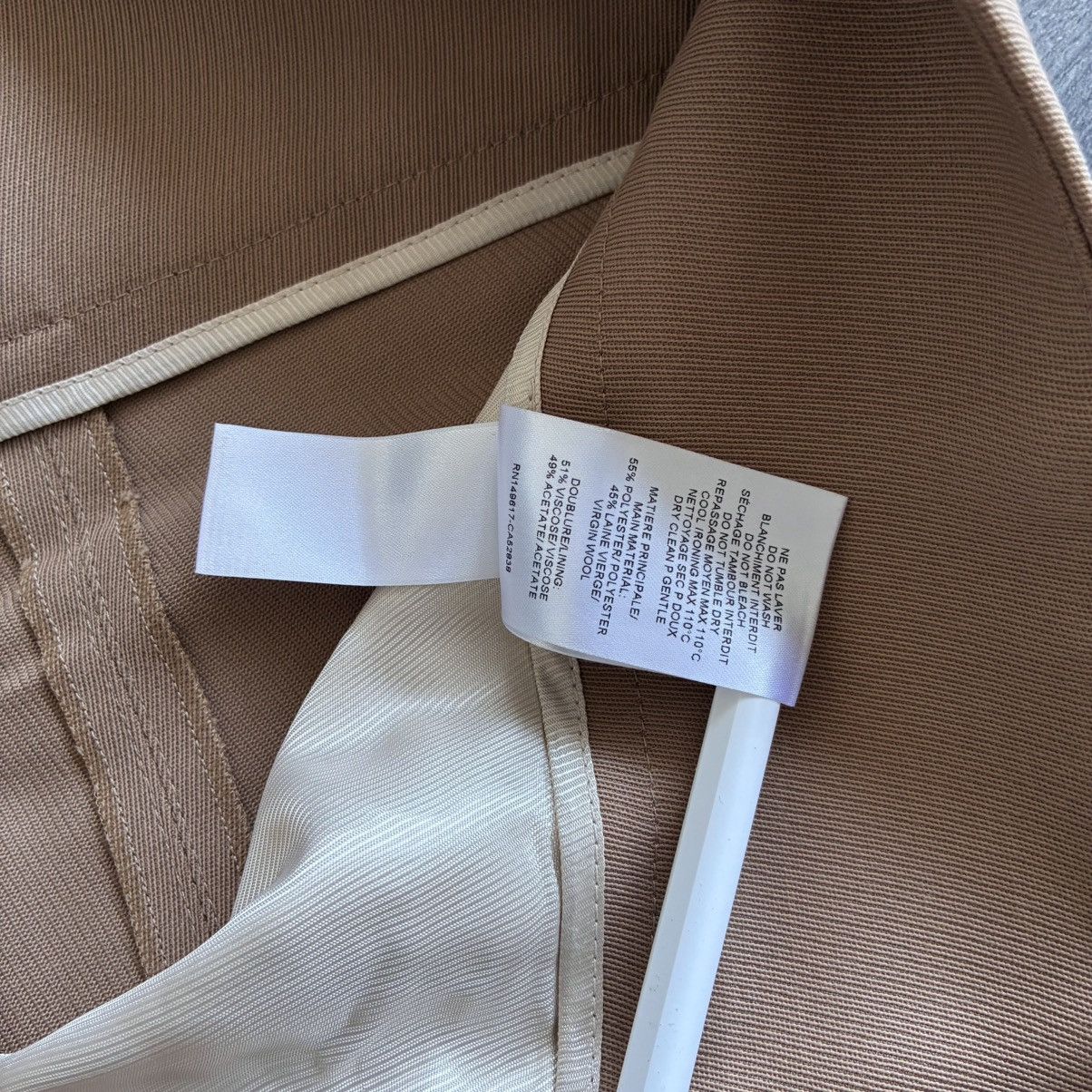 See by Chloe See by Chloe Wool Blend Wide Leg High Rise Crop Trousers Size 30" / US 8 / IT 44 - 9 Thumbnail