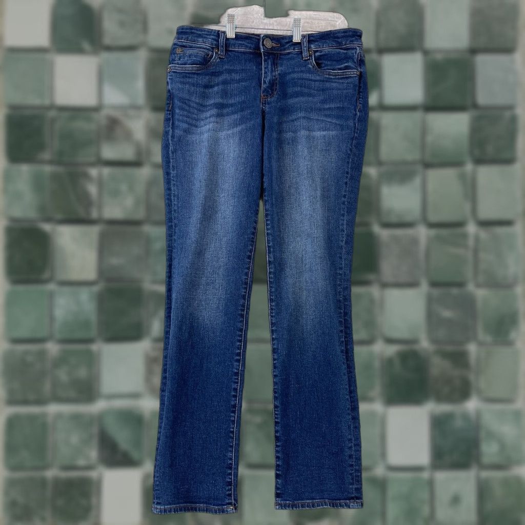 Vintage KUT from the Kloth Katy Boyfriend Jeans Womens Size 6 Blue Denim Mid-Rise Casual Jeans Size 28" / US 6 / IT 42 - 1 Thumbnail
