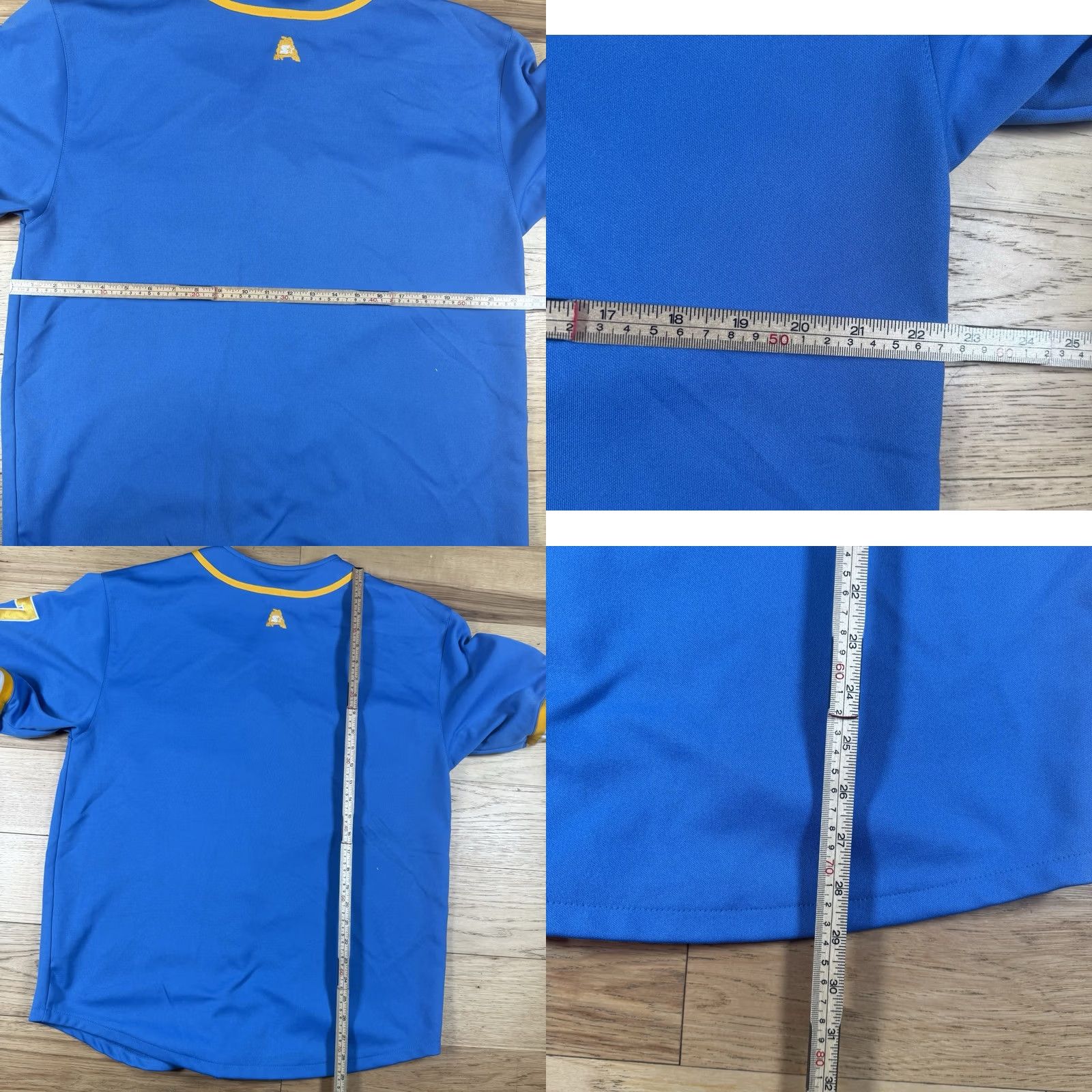 Starter VTG Starter Baseball Jersey Mens M Blue All Star Stitched Stars Asphalt Legend Shirt Size US M / EU 48-50 / 2 - 8 Thumbnail