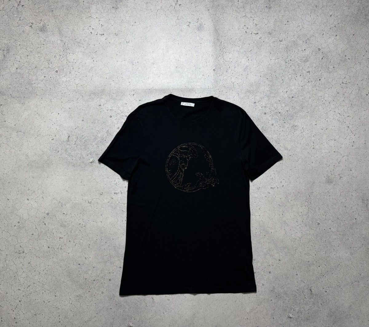 Versace Gianni Versace Medusa Big Logo Black Luxury T-Shirt Size S Size US S / EU 44-46 / 1 - 1 Thumbnail