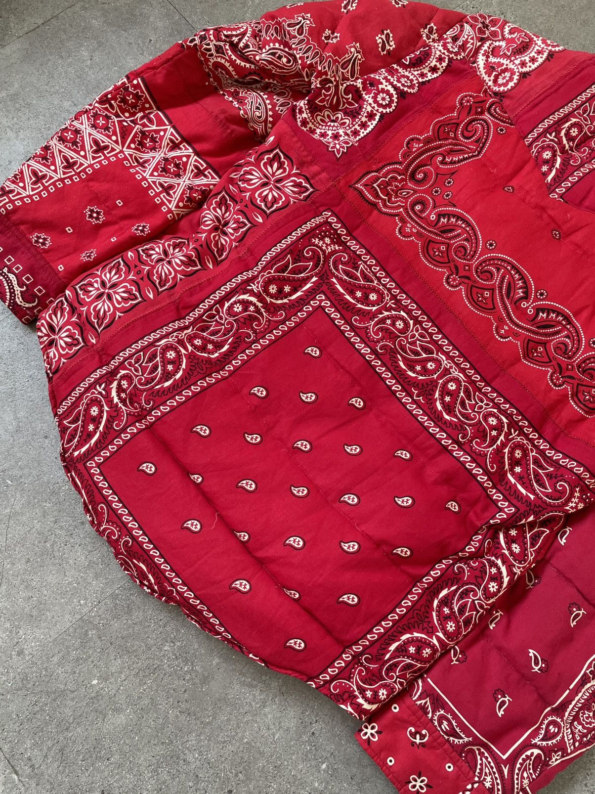 Visvim Visvim FW16 ICT Kerchief down JKT Red Bandana Size US L / EU 52-54 / 3 - 15 Thumbnail
