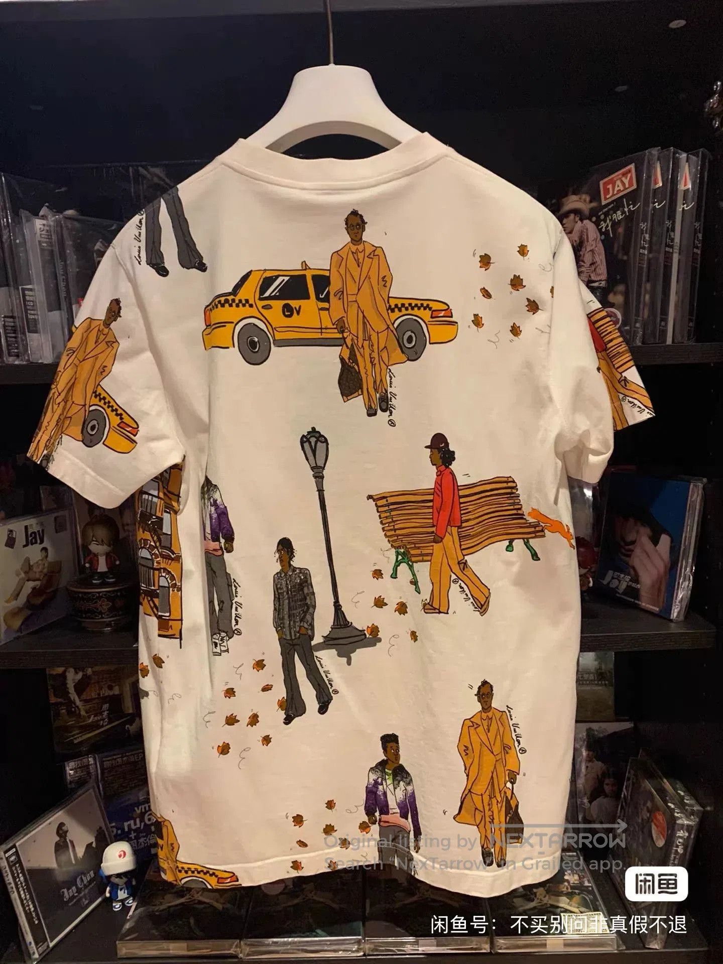 Louis Vuitton LV Virgil 19FW New Walkers T-Shirt. Size US M / EU 48-50 / 2 - 2 Thumbnail