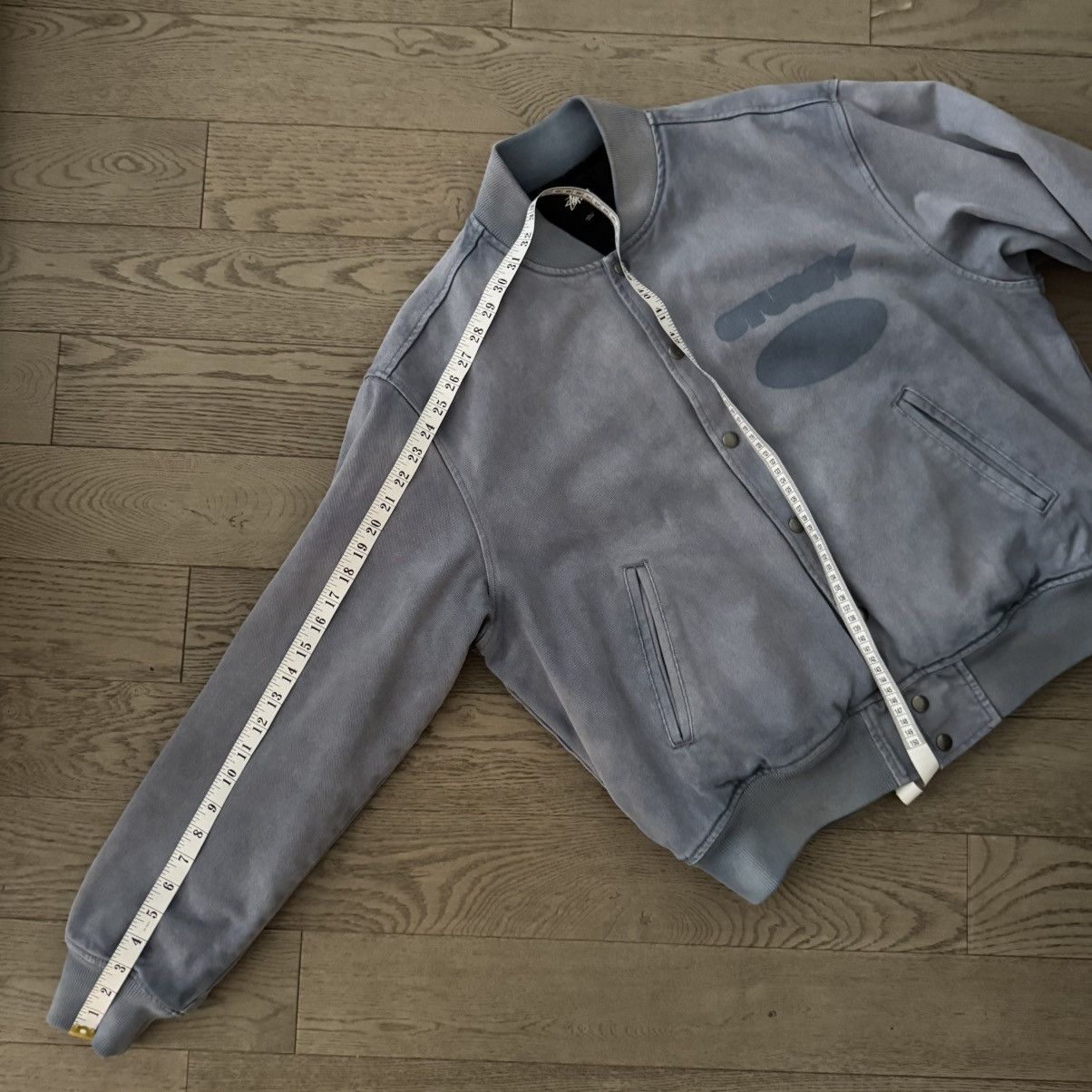 Stussy Stussy Ghost Logo Canvas Varsity Jacket Size US L / EU 52-54 / 3 - 5 Thumbnail