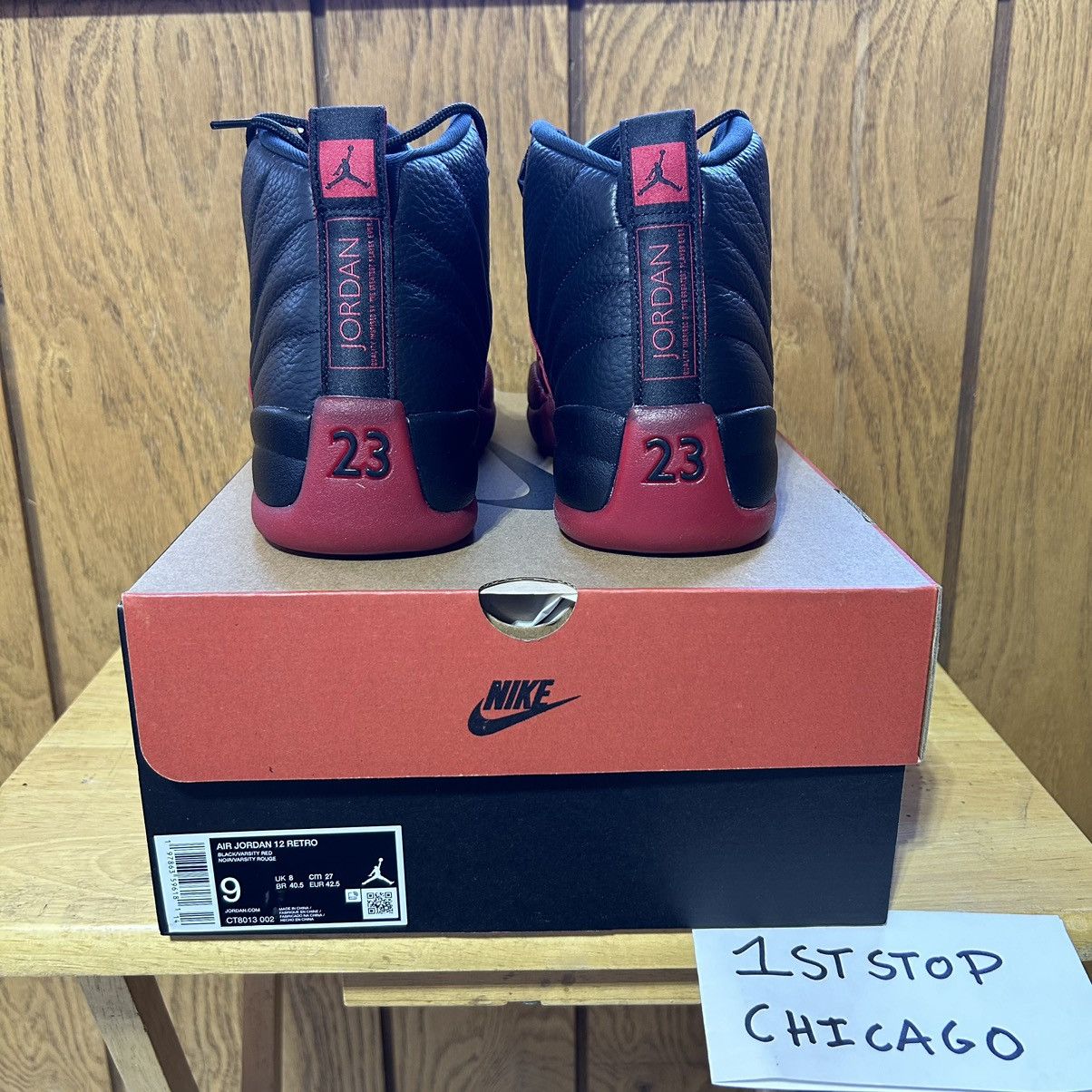 Designer × Jordan Brand × Nike Nike Air Jordan 12 Retro Flu Game 2025 Men’s 9 Authentic NEW Size US 9 / EU 42 - 3 Thumbnail