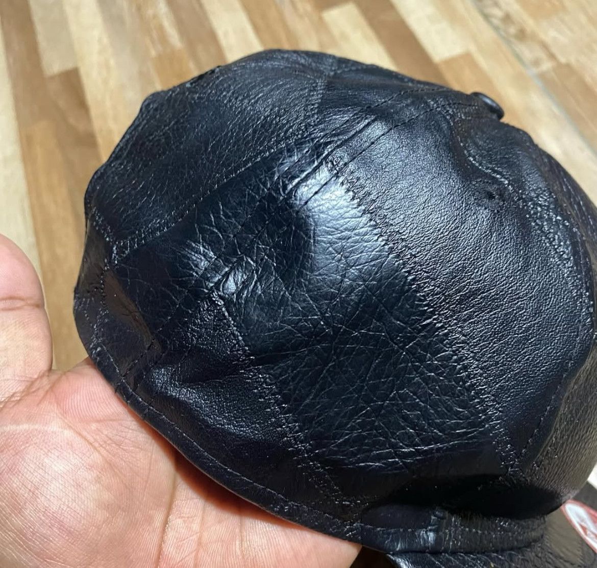 New Era 2000s Raiders x NFL New Era Leather Snapback Hat Size ONE SIZE - 5 Thumbnail