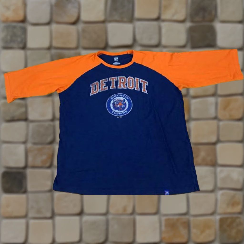Vintage Majestic Shirt Mens XL Detroit Tigers Baseball Warm size Size US XL / EU 56 / 4 - 1 Thumbnail