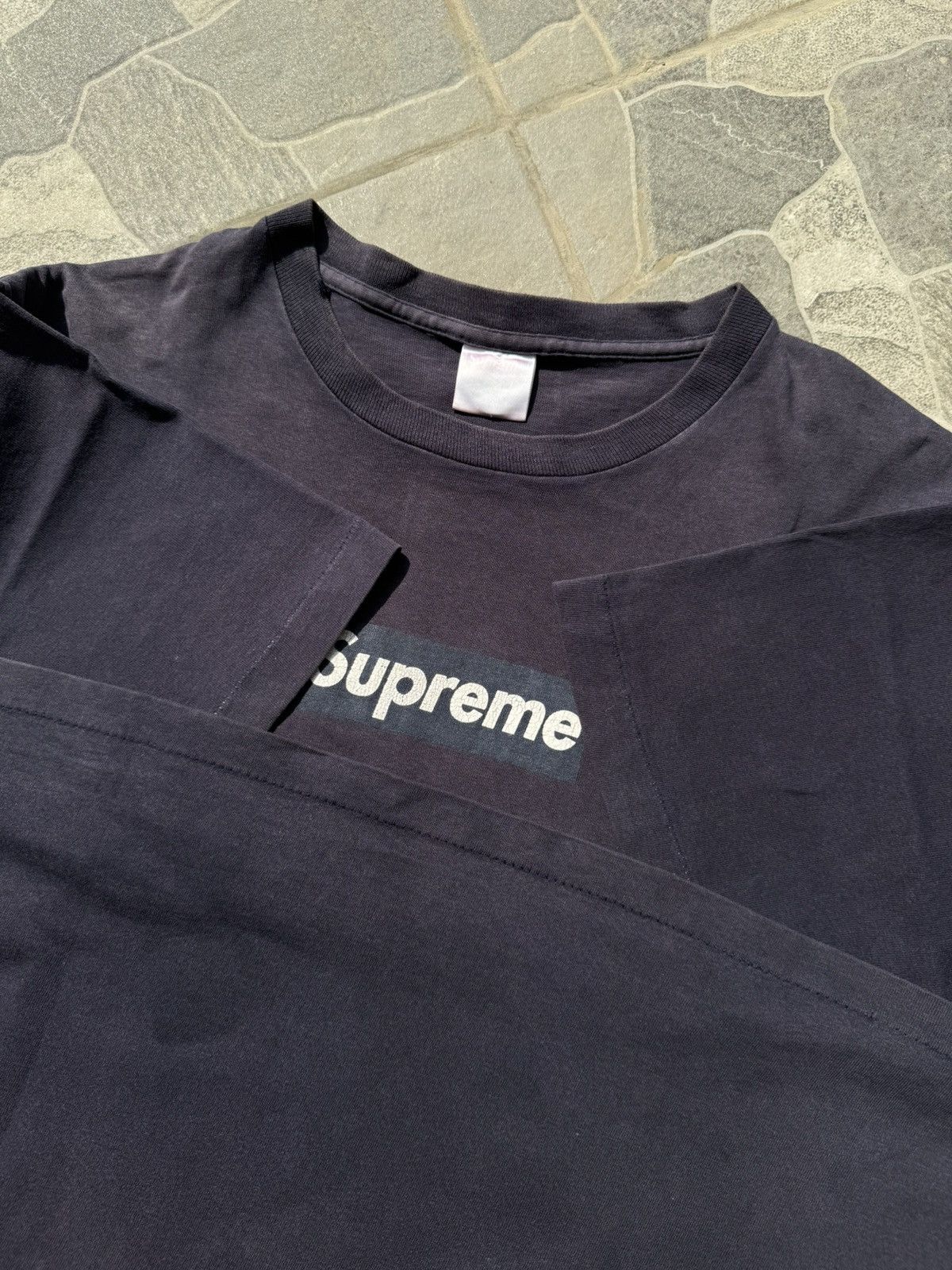 Supreme Vintage supreme Tonal Navy 1999 Super Rare Size US L / EU 52-54 / 3 - 9 Thumbnail
