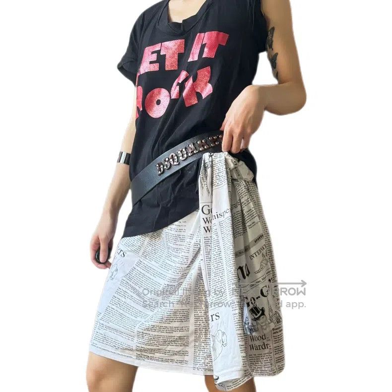 Vivienne Westwood Vivienne Westwood Let It Rock' Asymmetrical Design Short S Size M / US 6-8 / IT 42-44 - 8 Thumbnail