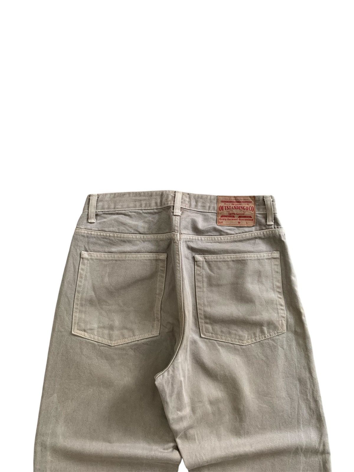 Japanese Brand Outstanding & Co Reguler Wide Baggy Jeans Size US 30 / EU 46 - 2 Thumbnail