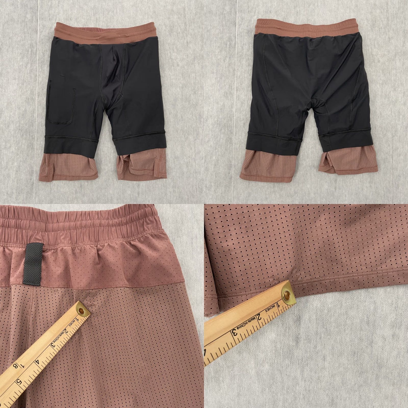 Lululemon Lululemon T.H.E. Short Shorts Mens S Twilight Rose Lined Pockets Activewear 8.5in Inseam Athletic Logo Hand Pocket S Men Size US 29 - 8 Thumbnail