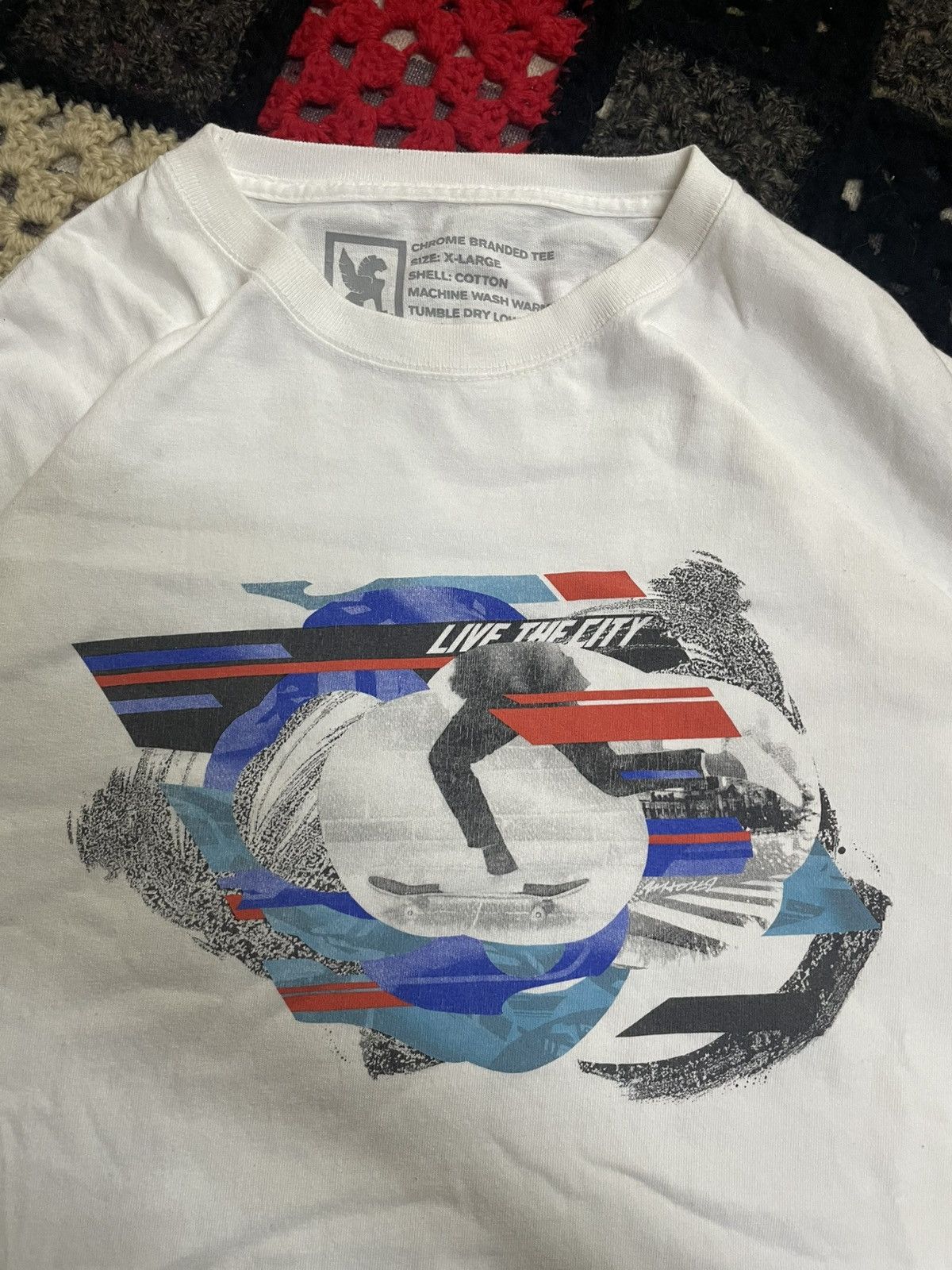 Chrome Industries Chrome Industries “Live The City” Long Sleeve Tee White XL Size US S / EU 44-46 / 1 - 2 Thumbnail