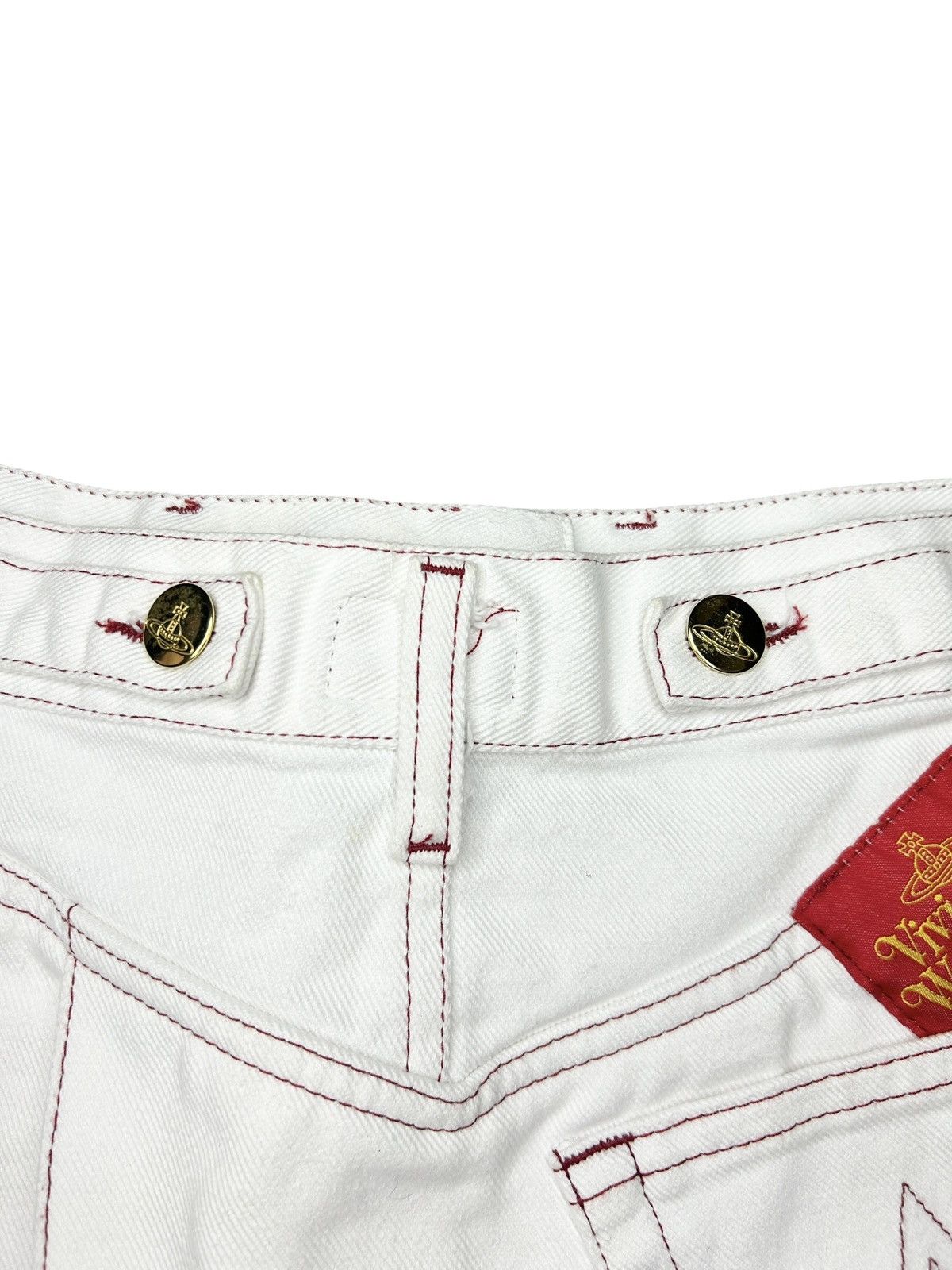 Vivienne Westwood S/S 94 Denim Mini Skirt Size 27" / US 4 / IT 40 - 5 Thumbnail