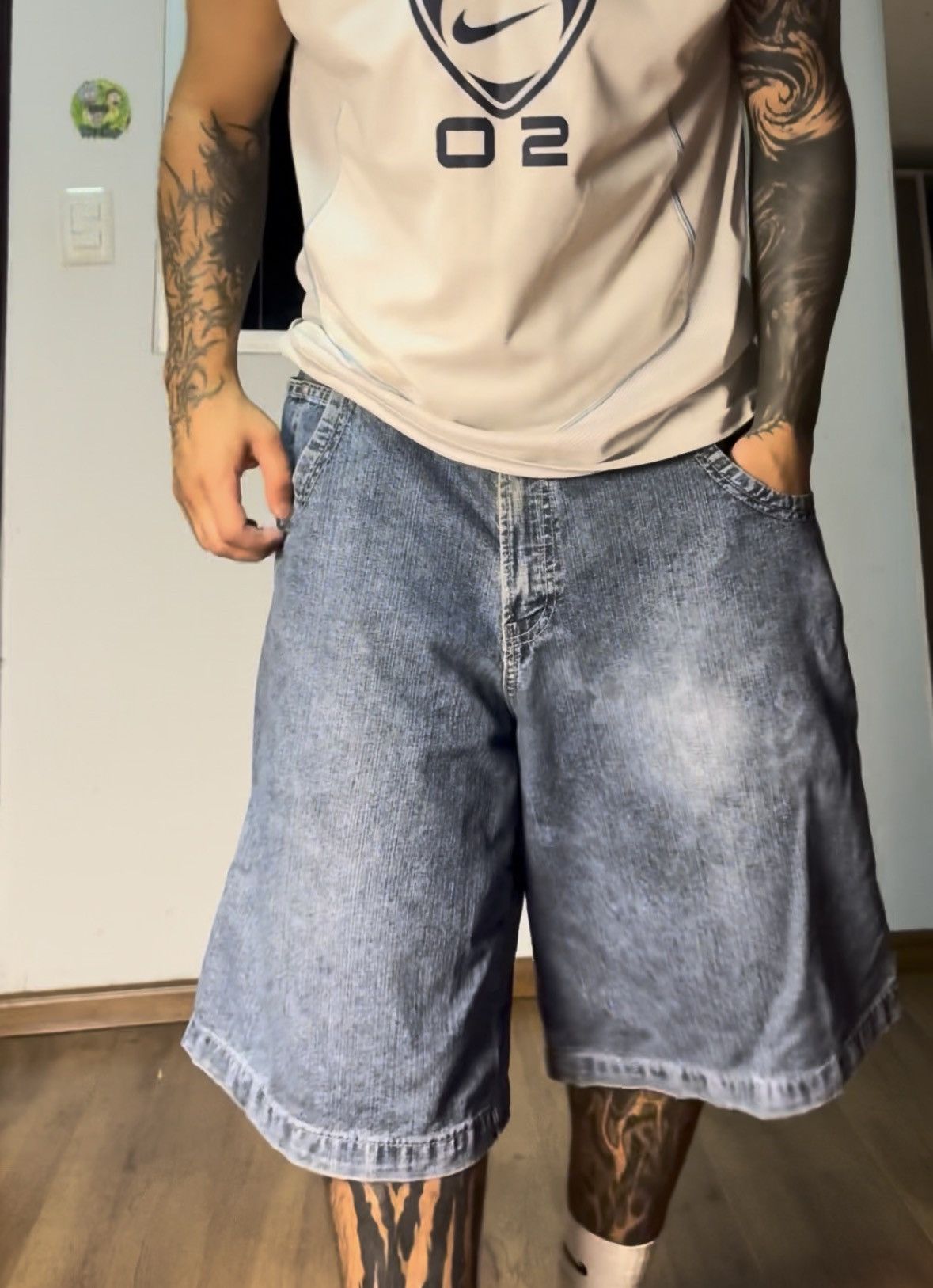 JNCO Vintage JNCO Snake Baggy Jorts — Size 38 (RARE SIZE) Size US 38 / EU 54 - 7 Thumbnail