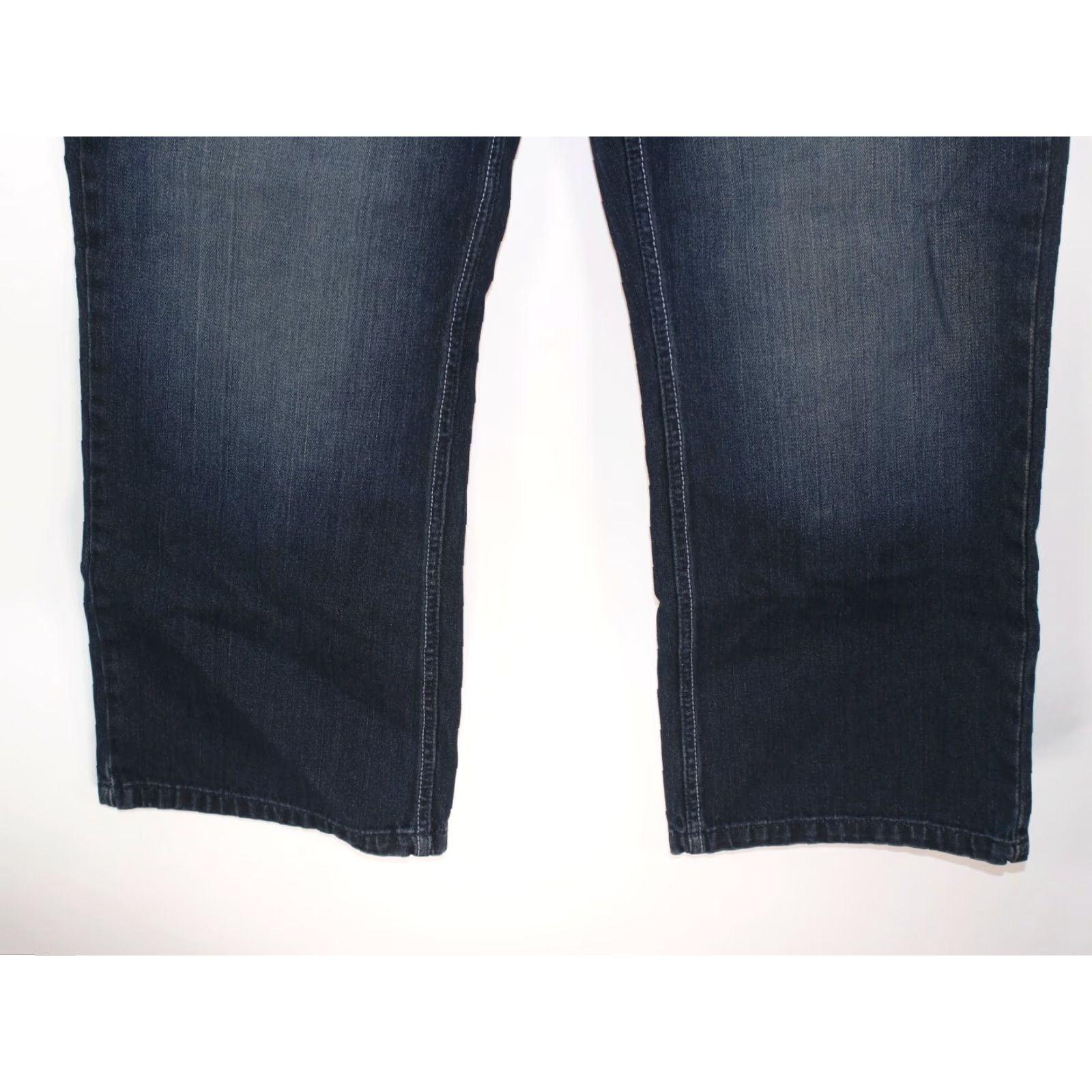Denime GST Denim Jeans Men's Size 40 Blue Rivet Stud Flap Back Pockets 40X30 Jeans Mens Size 40 Blue Denim Studded Back Pockets GST Regular Bootcut 40X30 Size US 40 / EU 56 - 3 Thumbnail