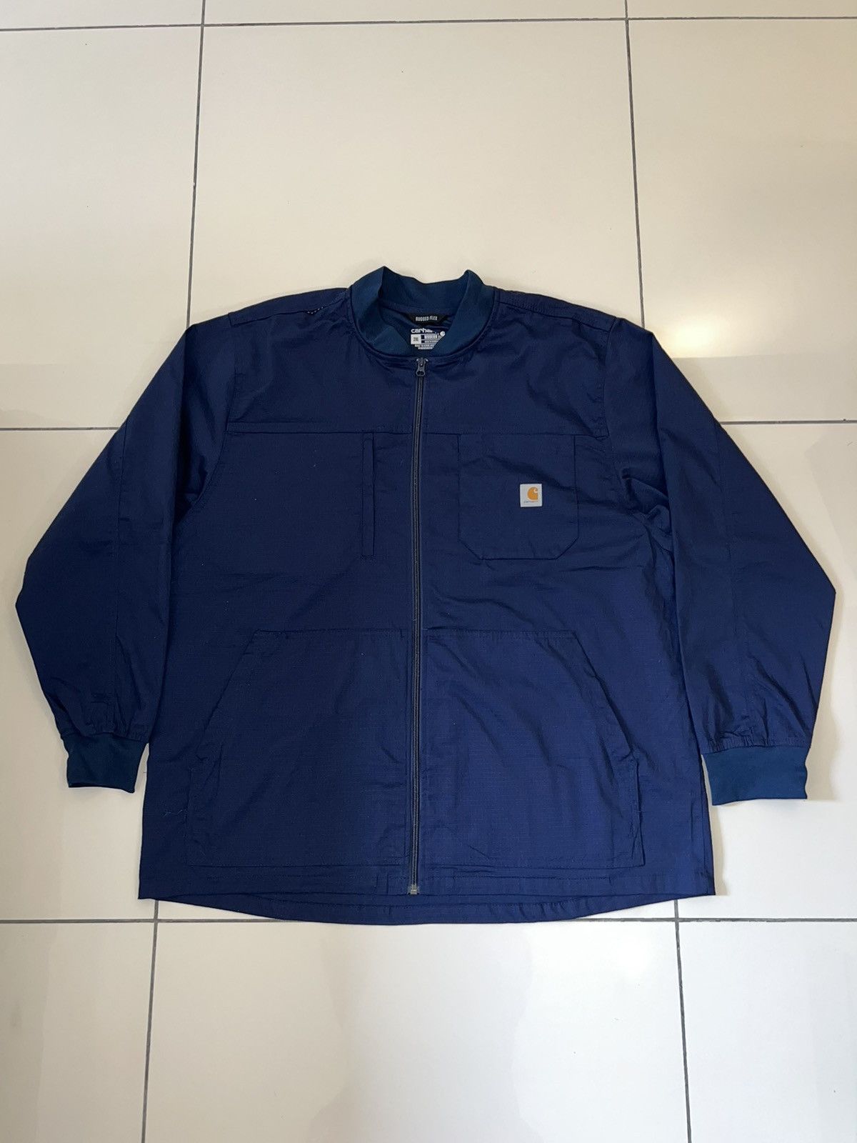 Carhartt Carhartt Rugged Flex Ripstop Utility Warm Up Jacket Navy Size US XXL / EU 58 / 5 - 1 Thumbnail
