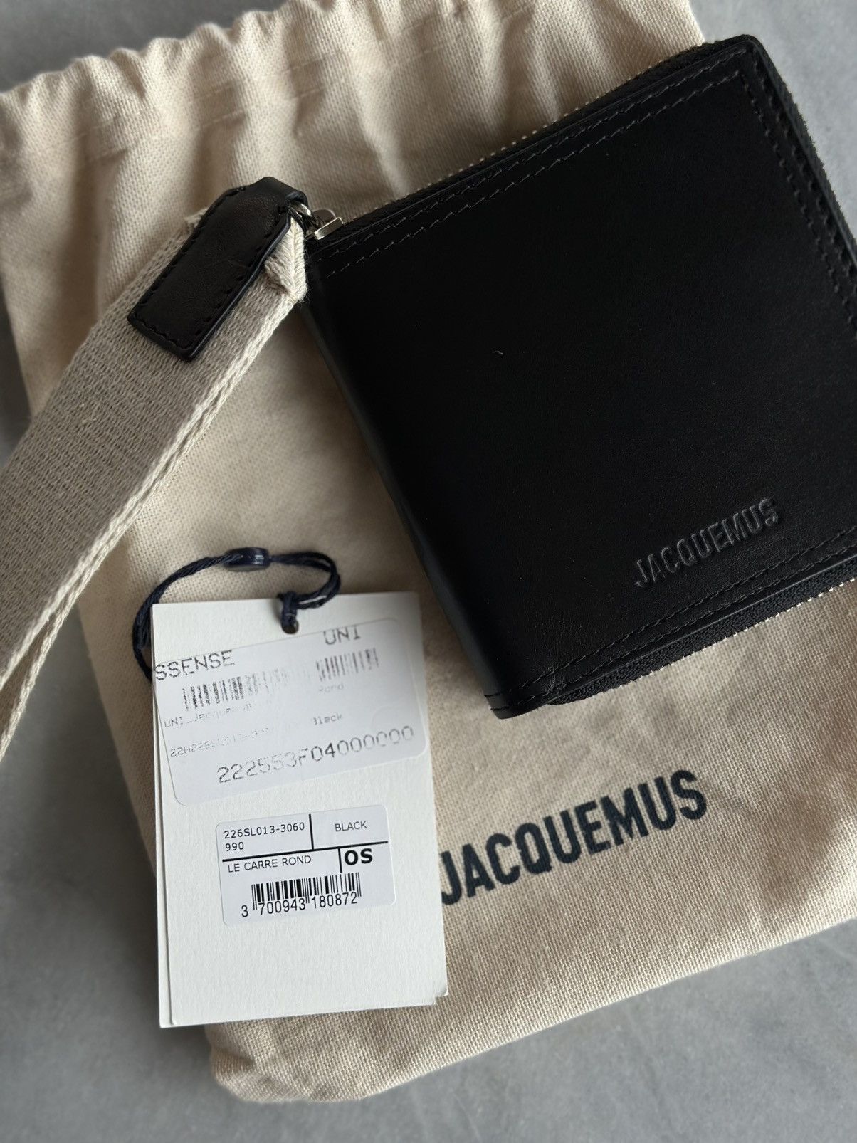 Jacquemus JACQUEMUS LE CARRÉ ROND 100% Leather zip around wallet Size ONE SIZE - 1 Thumbnail