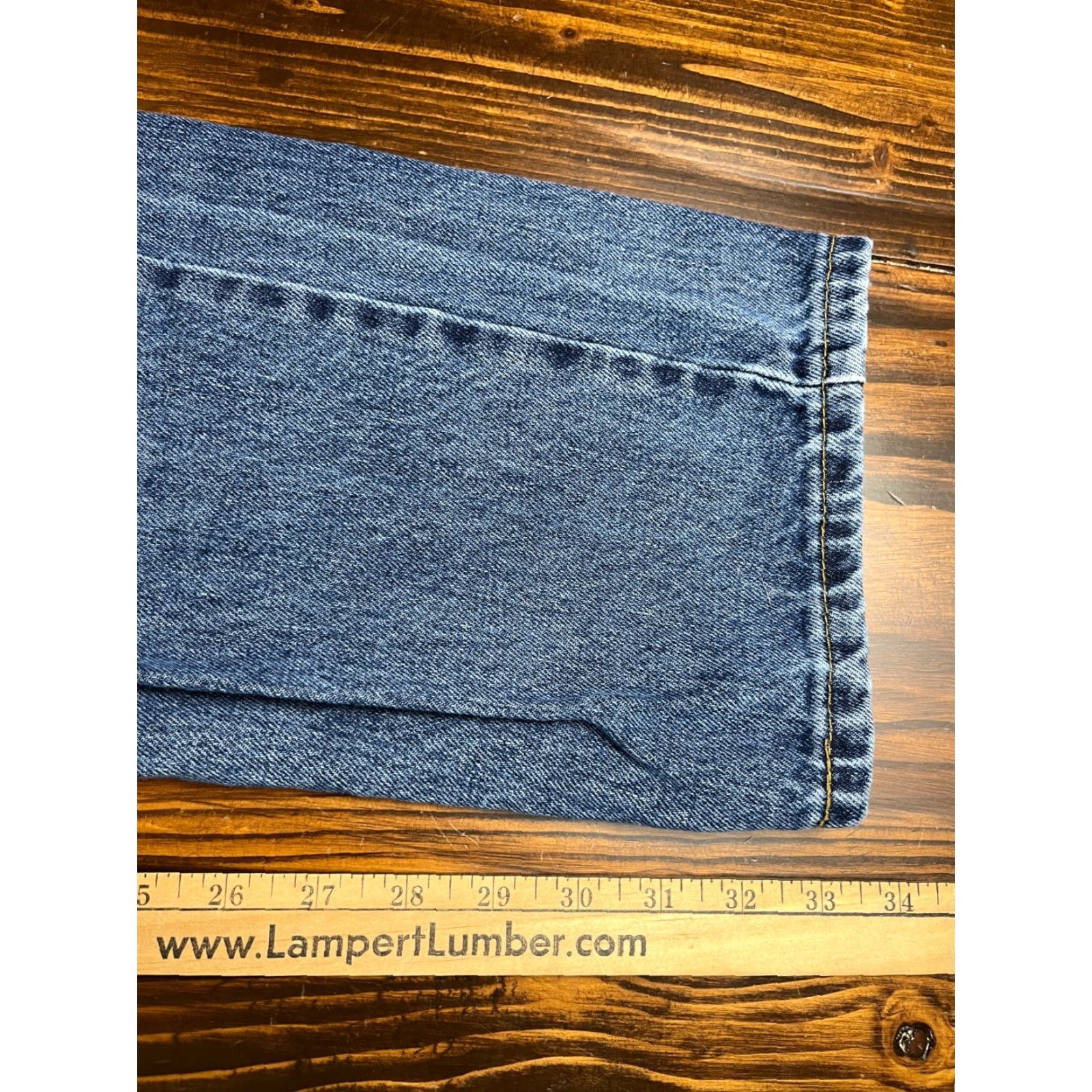 Denime VINTAGE LEVI Strauss & Co. Jeans Men 505 Blue Denim Straight Leg W36 L34 Casual Pants Mens Size US 36 / EU 52 - 8 Thumbnail