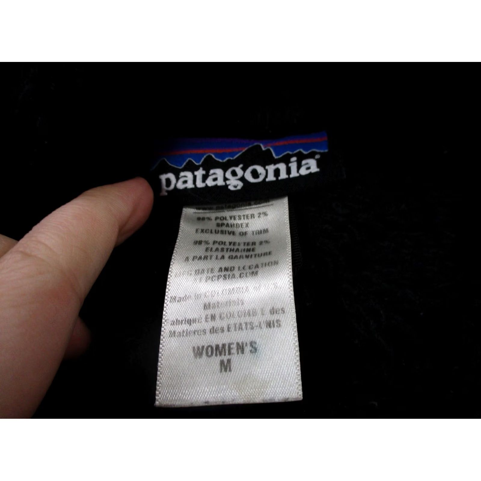 Patagonia Patagonia Jacket Womens M Black Fuzzy Fleece Regulator Hi Loft Hoody 25706 Size M / US 6-8 / IT 42-44 - 6 Thumbnail