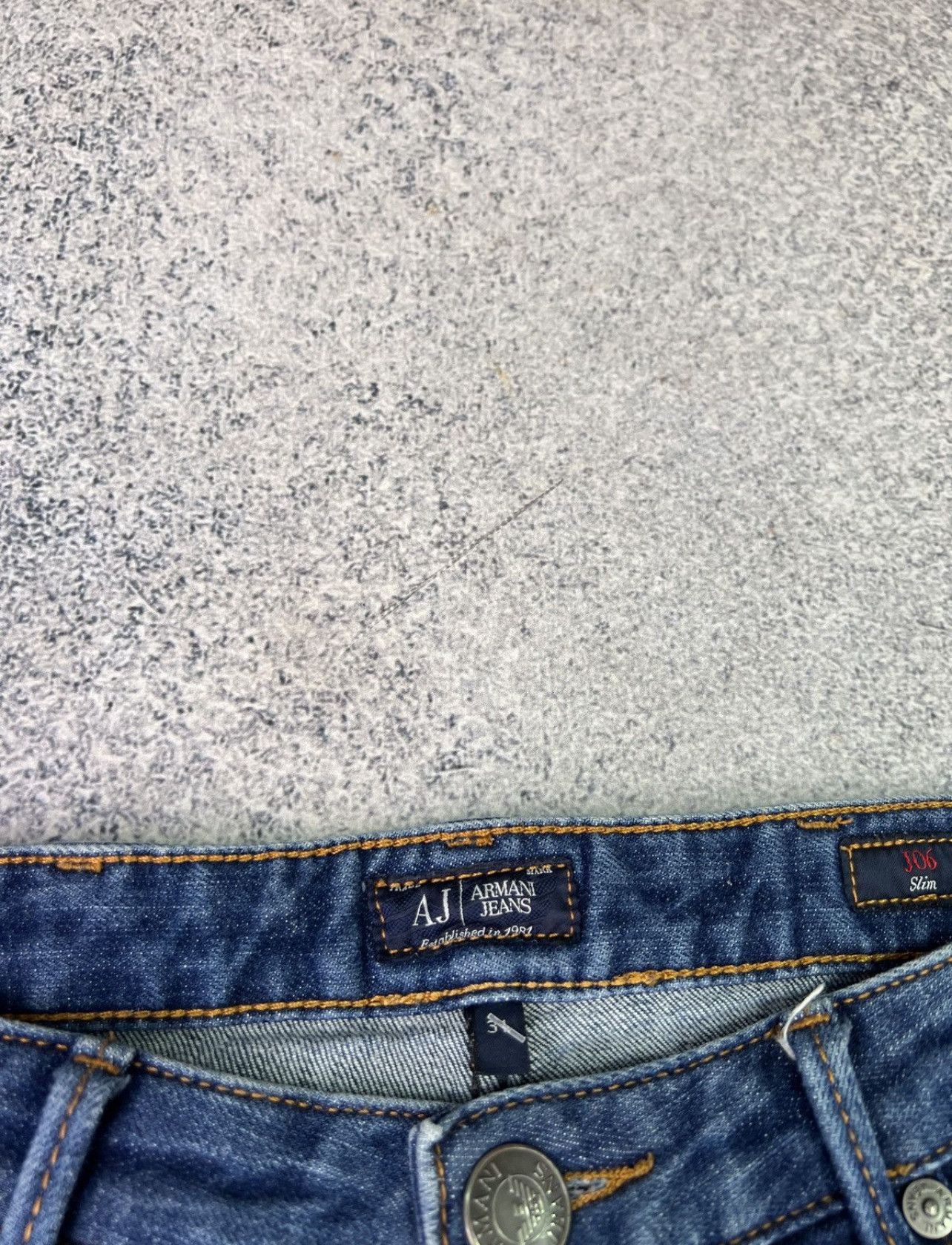 Armani × Designer × Vintage Vintage Armani Jeans Denim Blue pants Size US 31 - 10 Thumbnail