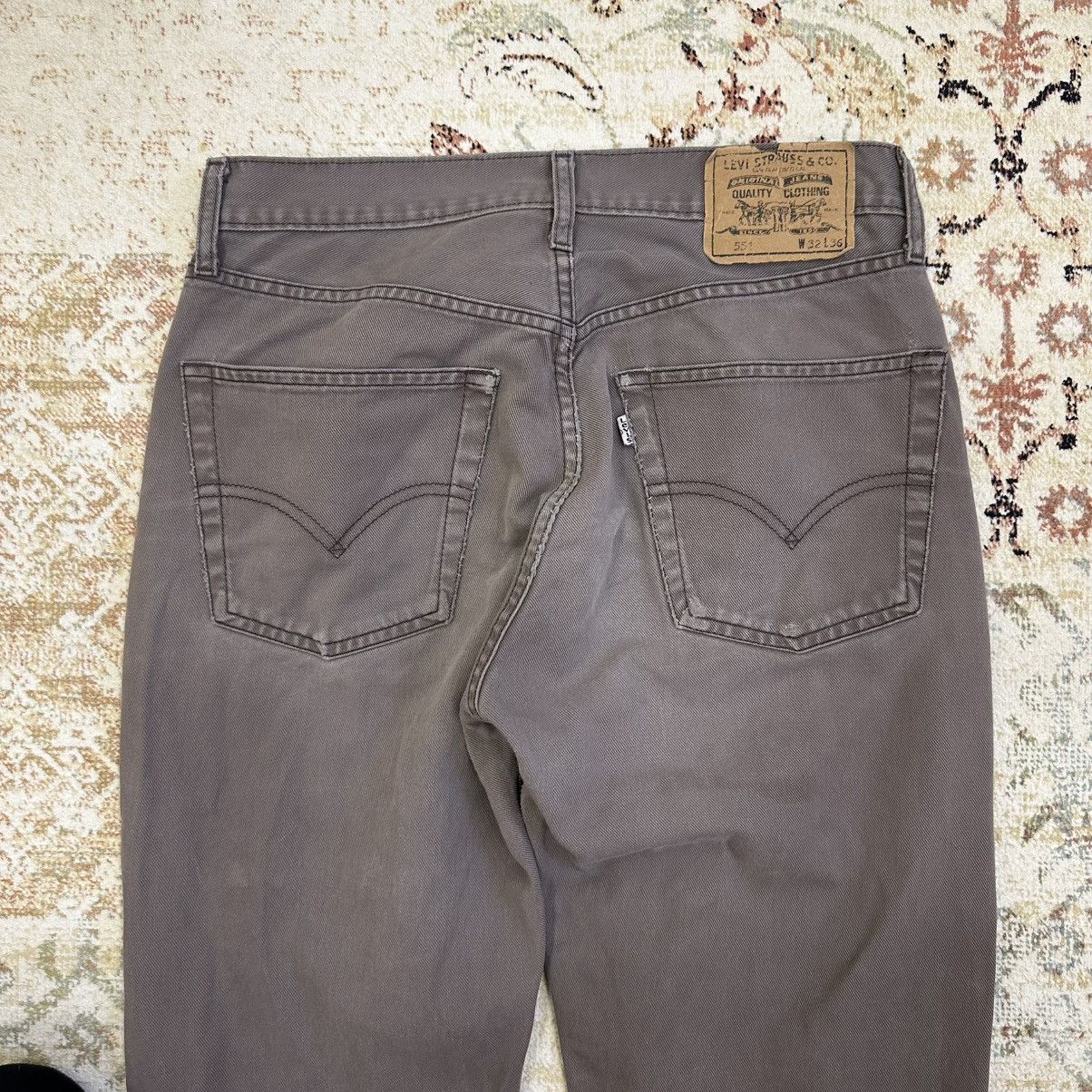 Levi's Vintage Clothing × Vintage Vintage Levi’s 551 Jeans W32xL36 Old Money Hype Y2K 00s Size US 32 / EU 48 - 9 Thumbnail