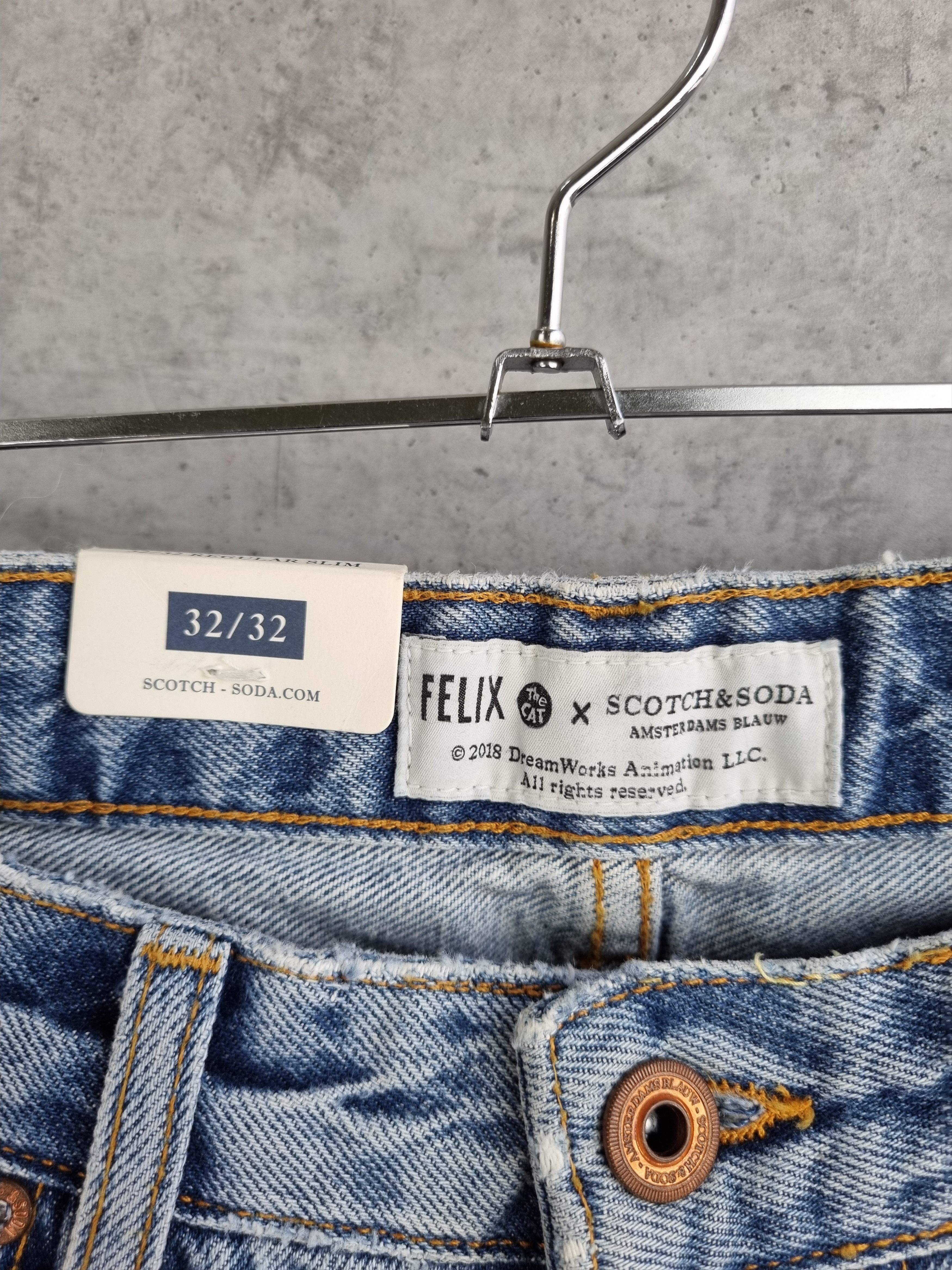 Japanese Brand × Scotch & Soda Felix Ralston Regular Slim Fit Denim Jeans Size US 32 / EU 48 - 7 Thumbnail