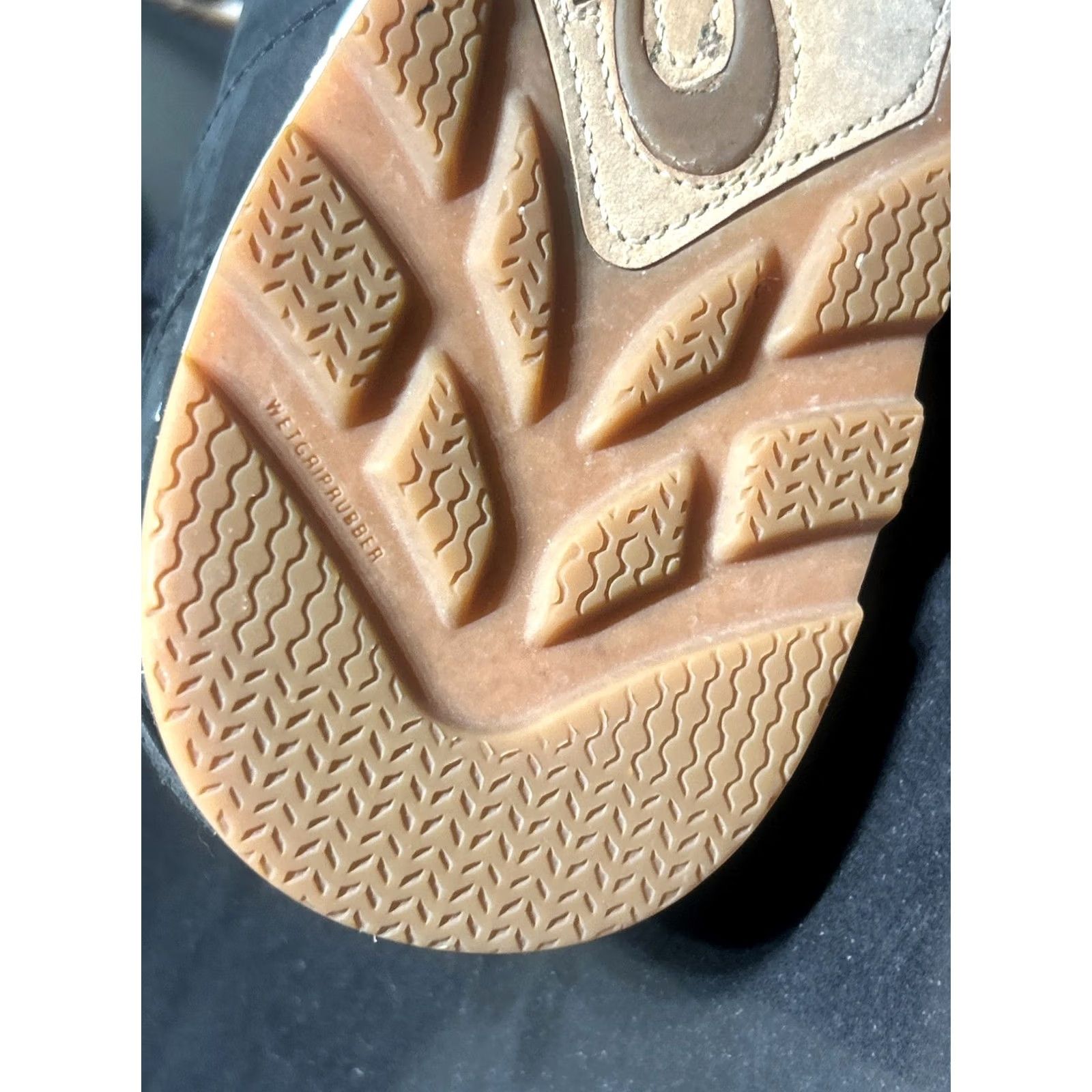 Olukai OLUKAI Mens Huaka'i Li Waxed Black Leather Suede Casual Sneakers Size 10 Size US 10 / EU 43 - 4 Thumbnail