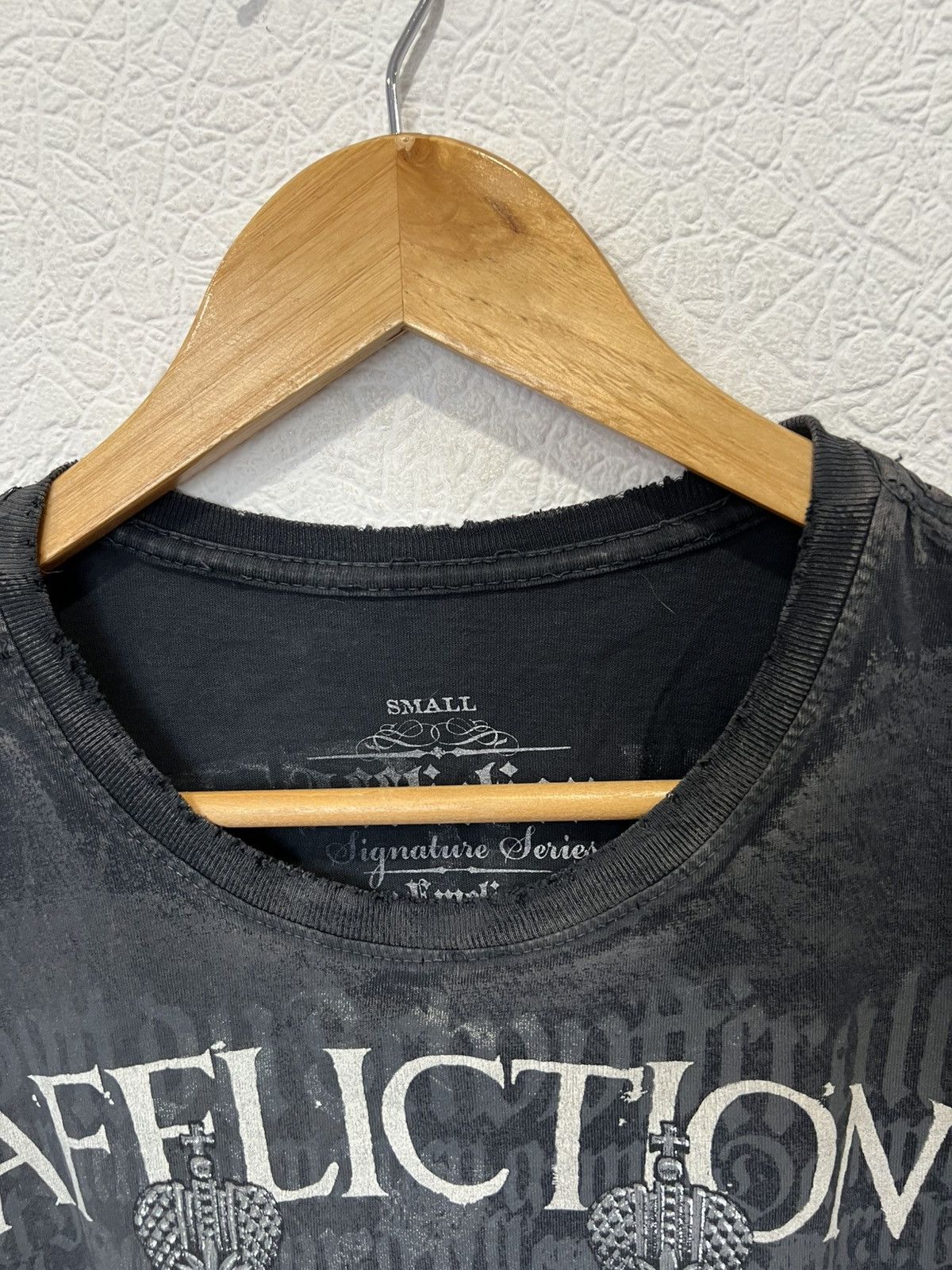 Affliction CRAZY Affliction AOP Fedor Emelianenko Y2k Tee Shirt Size US S / EU 44-46 / 1 - 4 Thumbnail