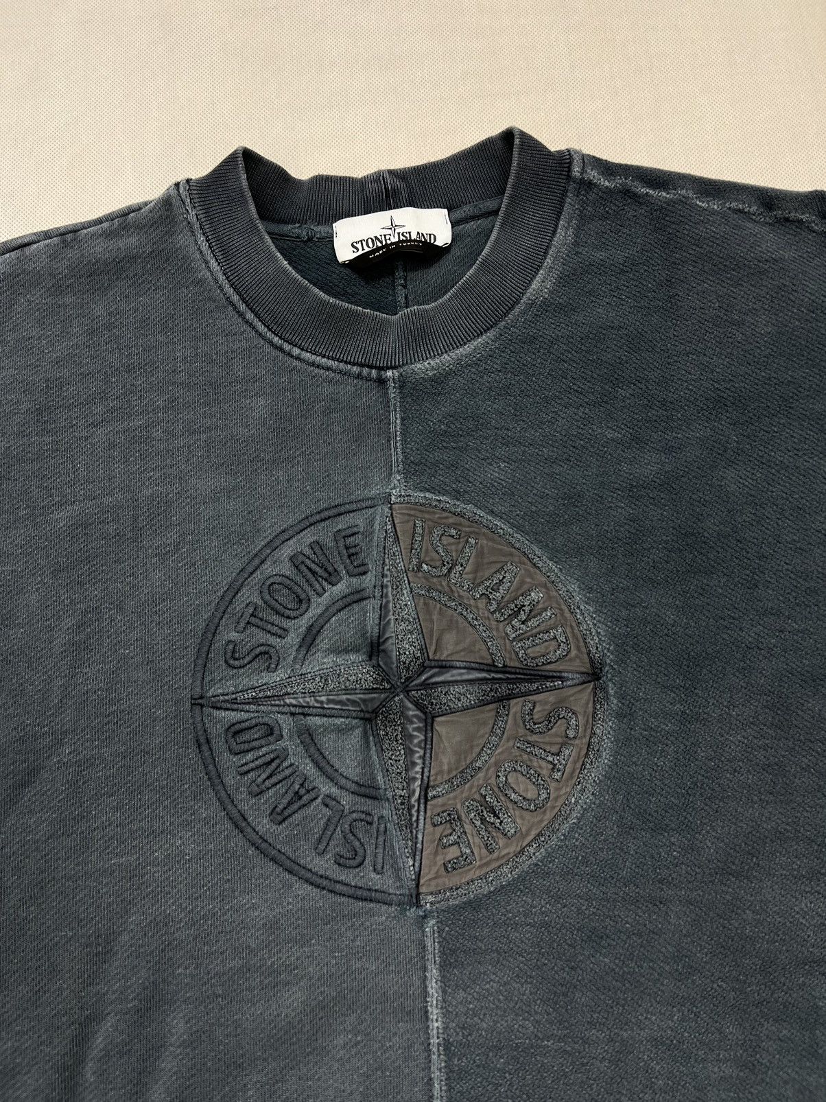 Stone Island Sweatshirt Stone Island Dye Big Logo Size US L / EU 52-54 / 3 - 4 Thumbnail